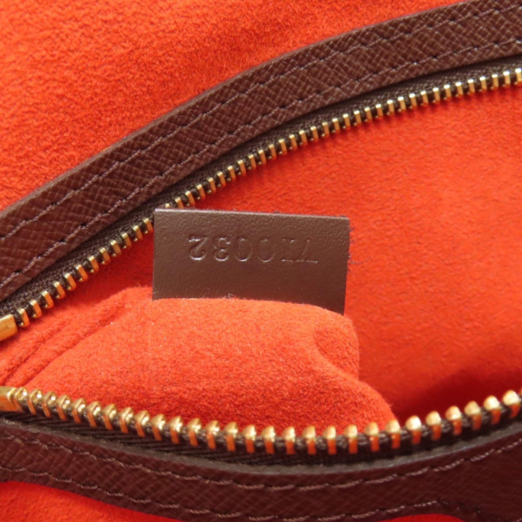 Louis Vuitton Damier Canvas Ebene Damier Canvas Handbag (Pre-Owned)