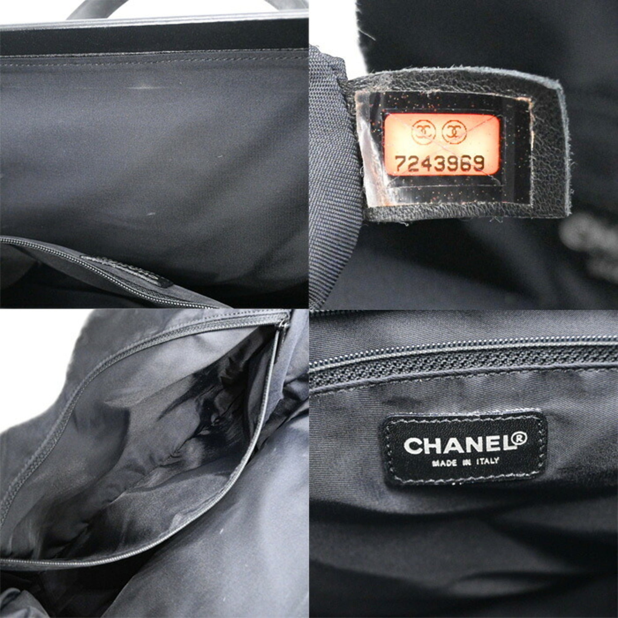 Chanel Black New Travel Line Boston Bag (Pre-Owned)