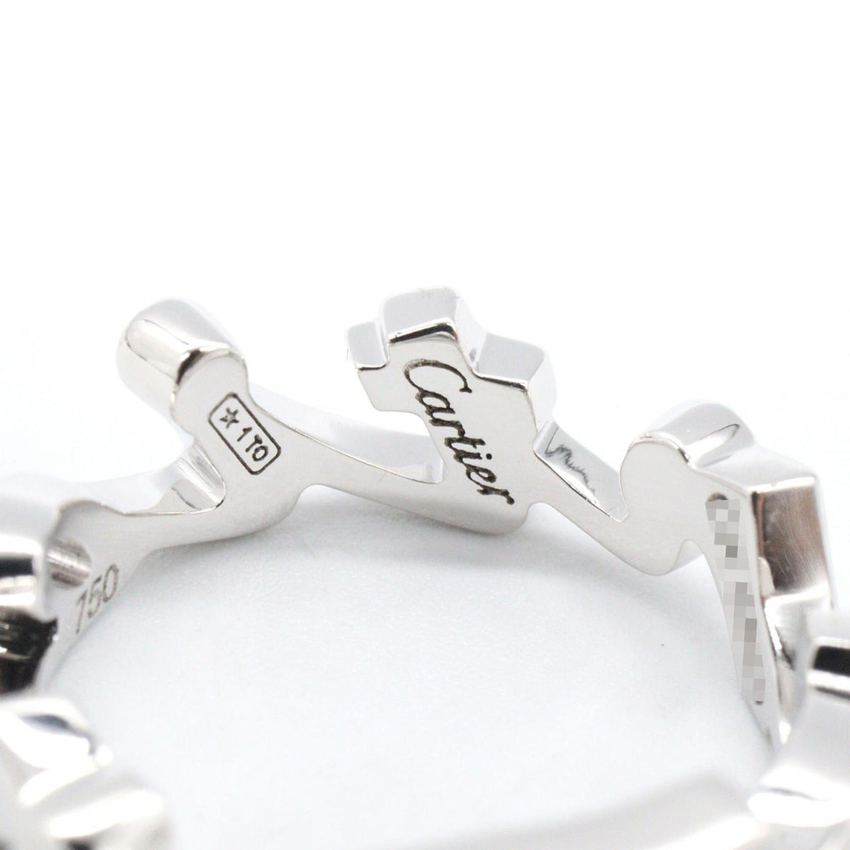 Cartier White Gold White Gold (18K) Band Ring (Pre-Owned)