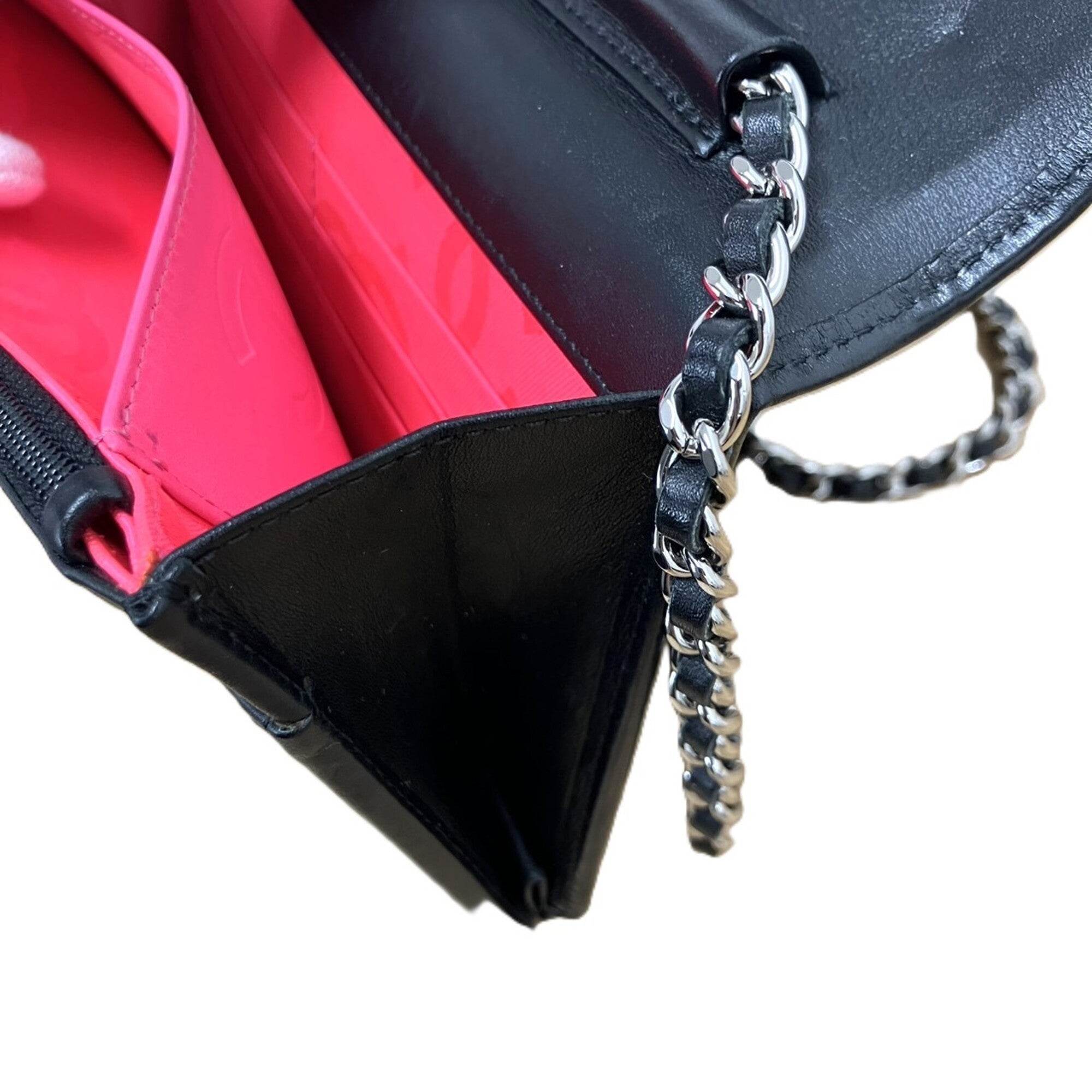 Chanel Ligne Cambon Black Leather Shoulder Bag (Pre-Owned)