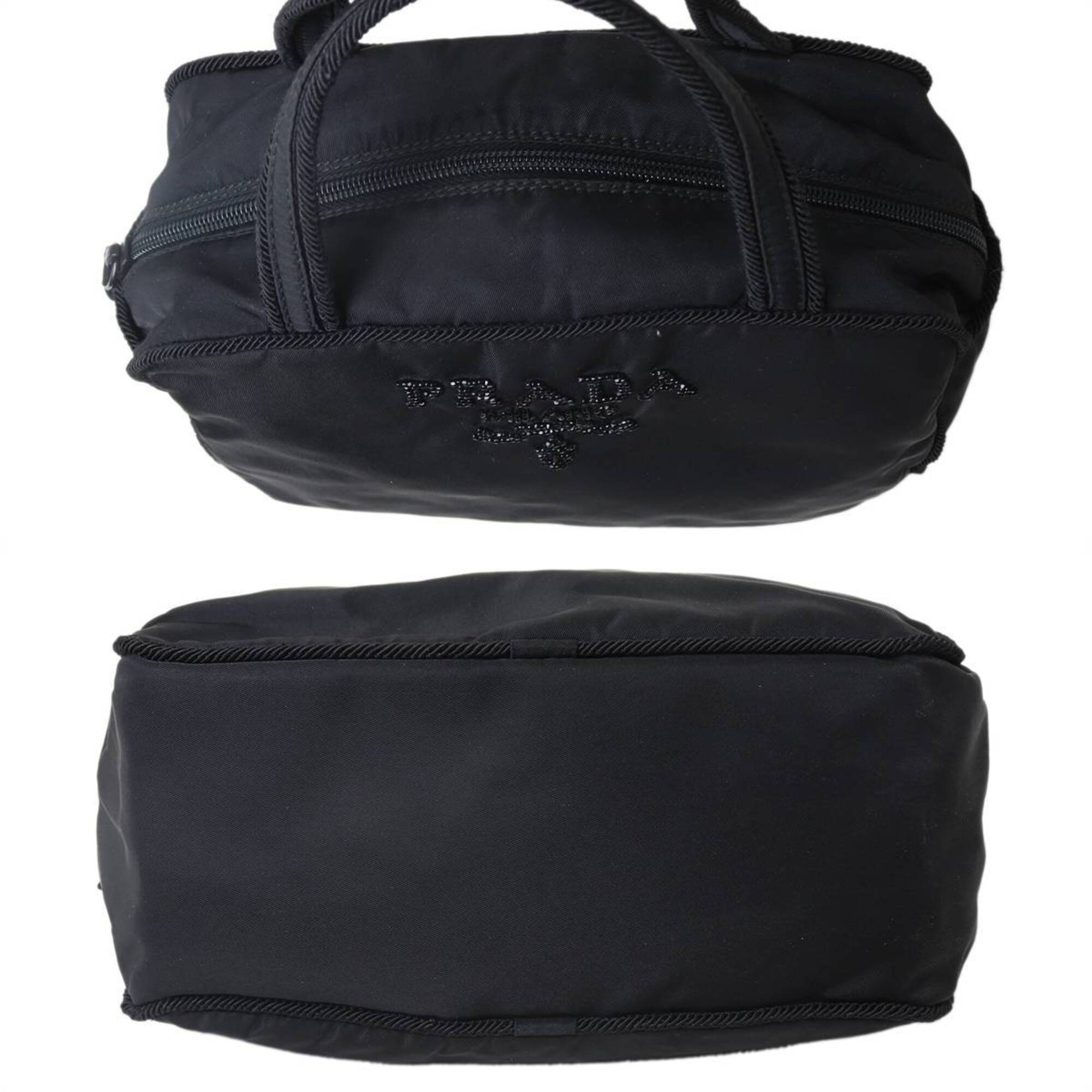 Prada Black Nylon Handbag (Pre-Owned)