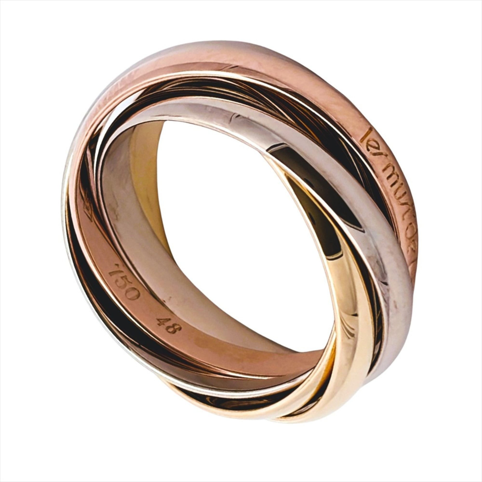 Cartier Yellow Gold (18K) Pink Gold (18K) White Gold (18K) Band Ring (Pre-Owned)