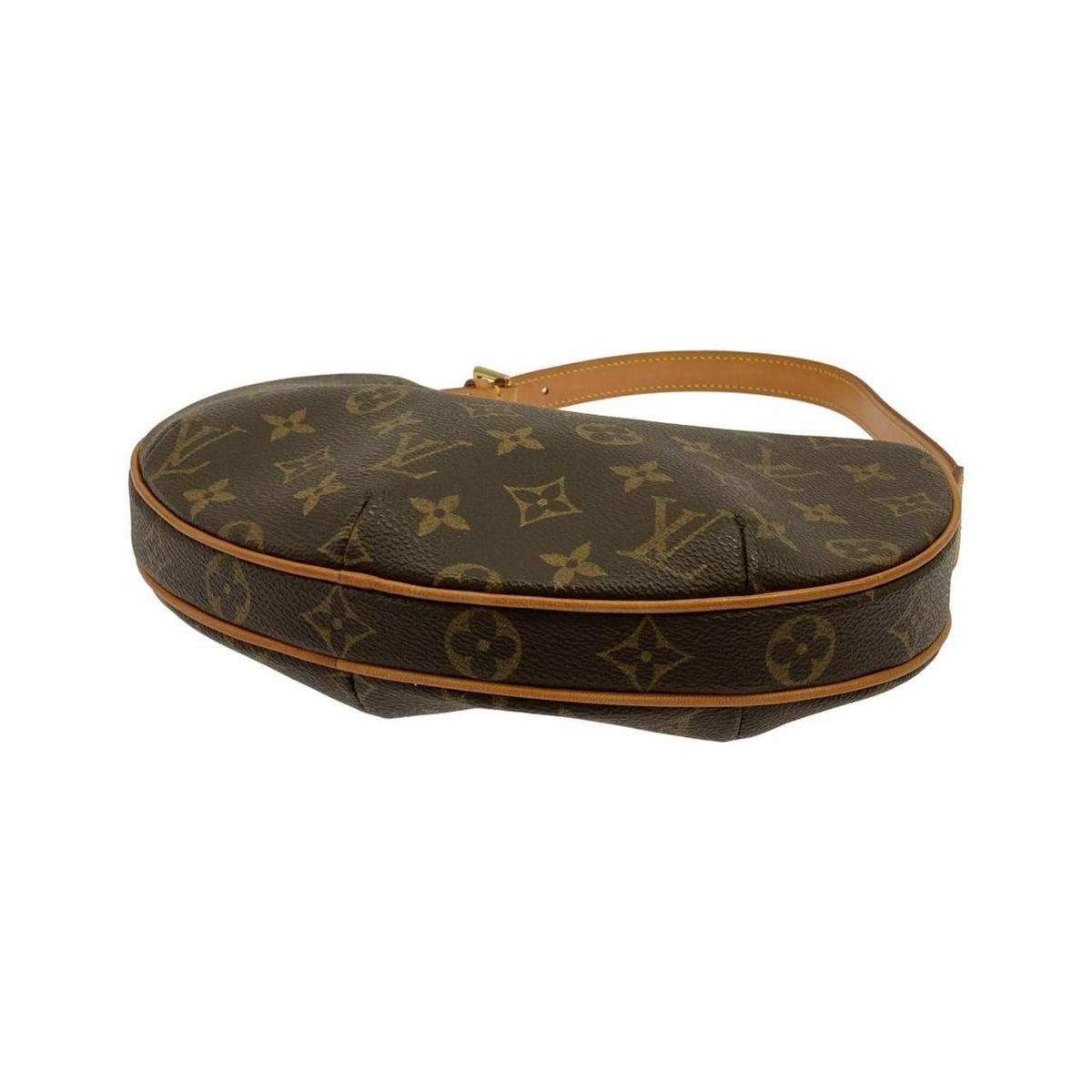 Louis Vuitton Marron Coated Canvas Pochette Shoulder Bag (Pre-Owned)