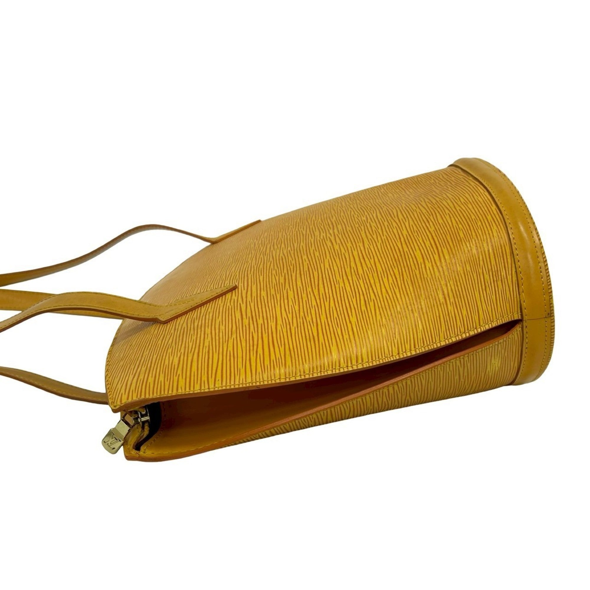Louis Vuitton Yellow Leather Tote Bag (Pre-Owned)