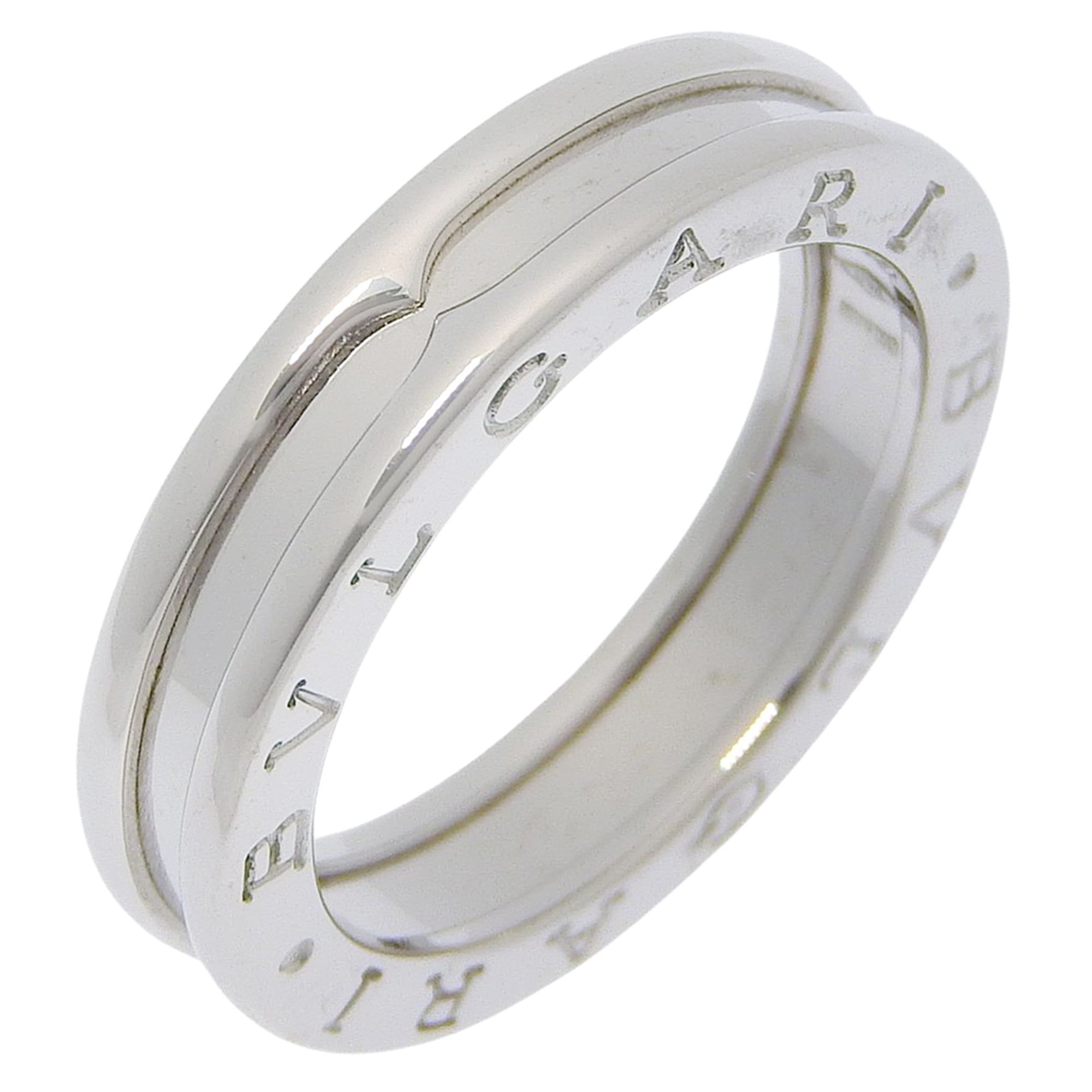 Bvlgari White Gold White Gold (18K) Band Ring (Pre-Owned)