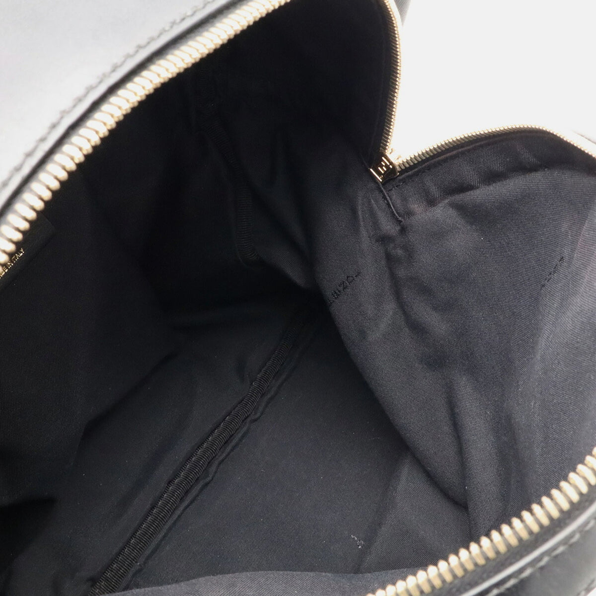 Fendi Black Nylon Leather Backpack Handbag (Pre-Owned)
