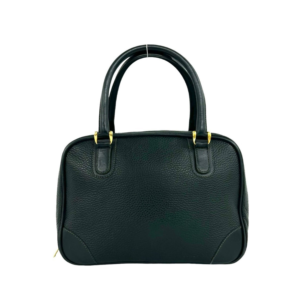 Gucci Green Leather Boston Bag Handbag (Pre-Owned)