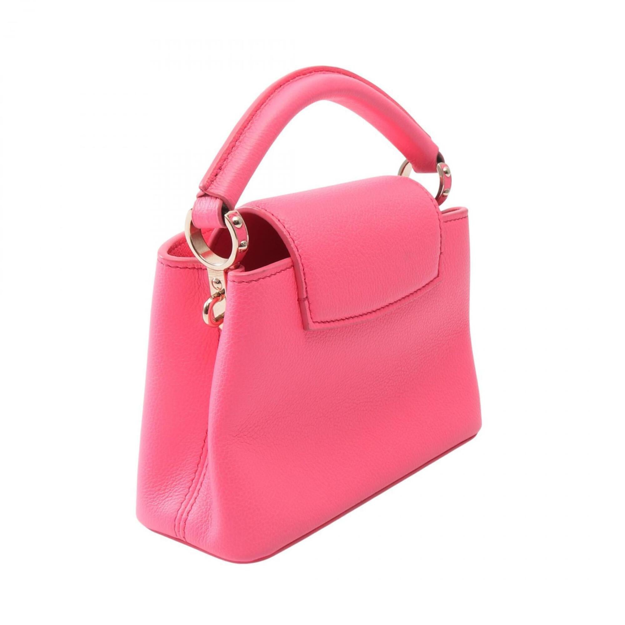 Louis Vuitton Pink Leather Handbag (Pre-Owned)