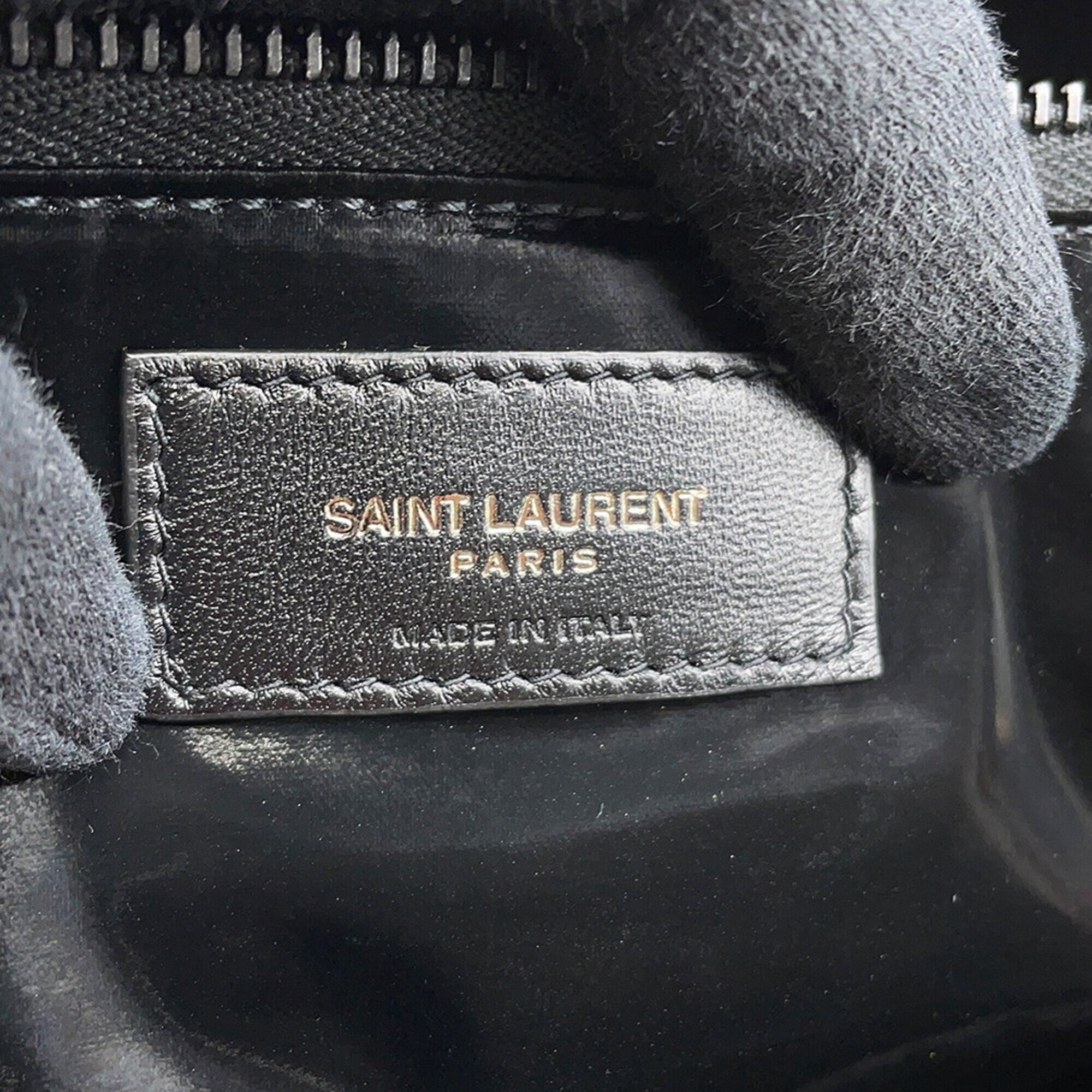 Yves Saint Laurent Black Nylon Handbag Tote Bag (Pre-Owned)