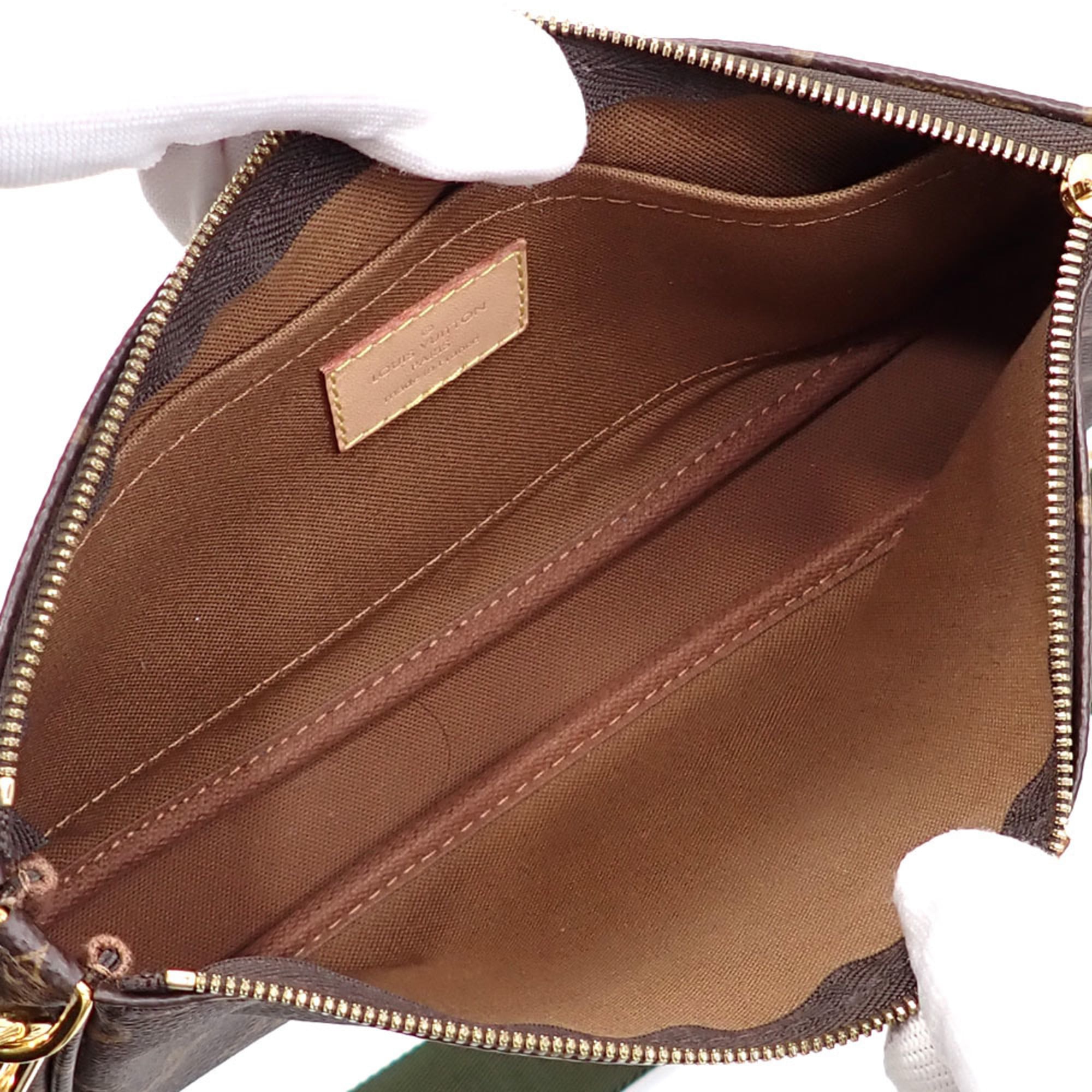 Louis Vuitton Monogram Khaki Monogram Pochette Shoulder Bag (Pre-Owned)
