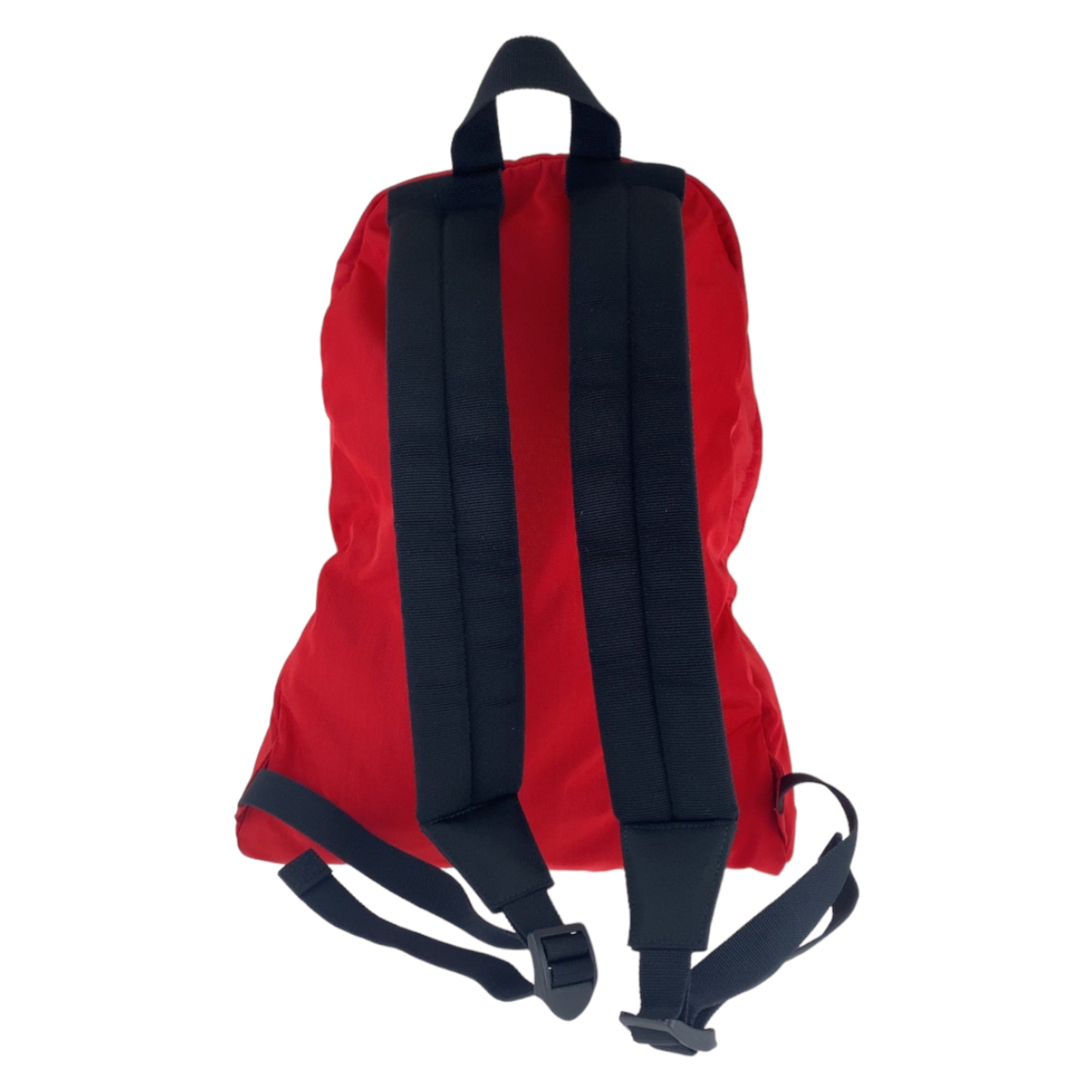 Balenciaga Black Red Color Nylon Backpack (Pre-Owned)