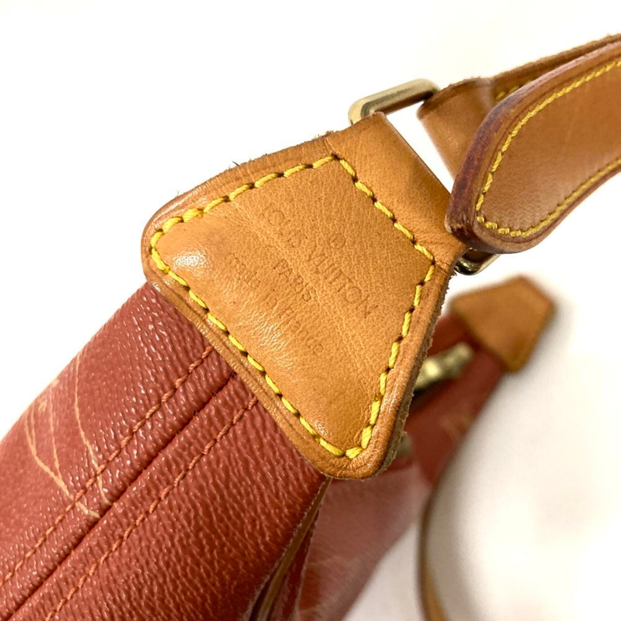 Louis Vuitton Brown Pvc Shoulder Bag (Pre-Owned)