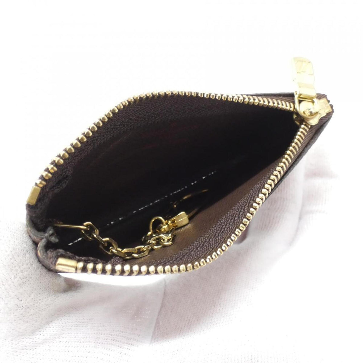 Louis Vuitton Damier Ebene Coated Canvas Coin Purse/Coin Case (Pre-Owned)