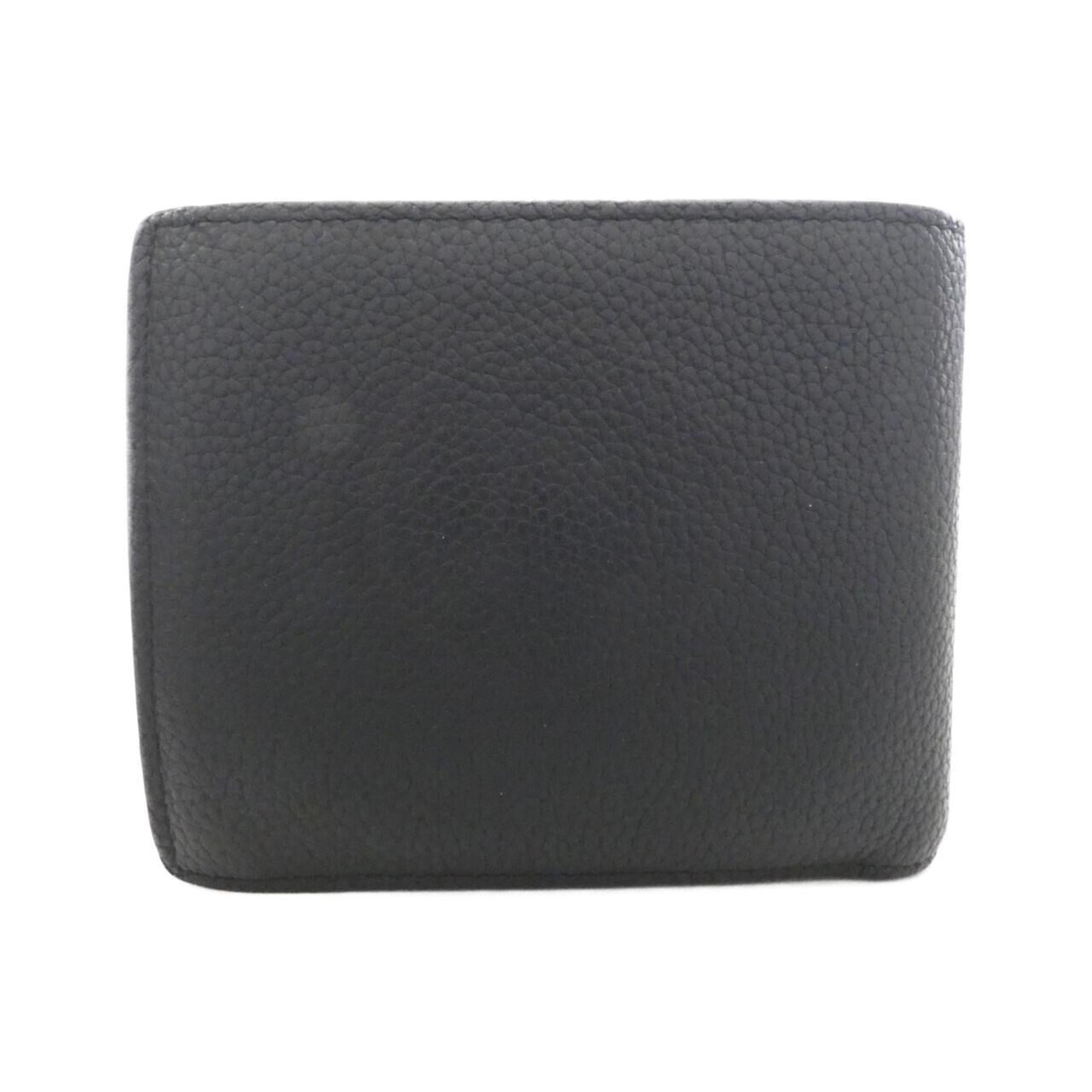 Louis Vuitton Black Leather Wallet (Bi-Fold) (Pre-Owned)