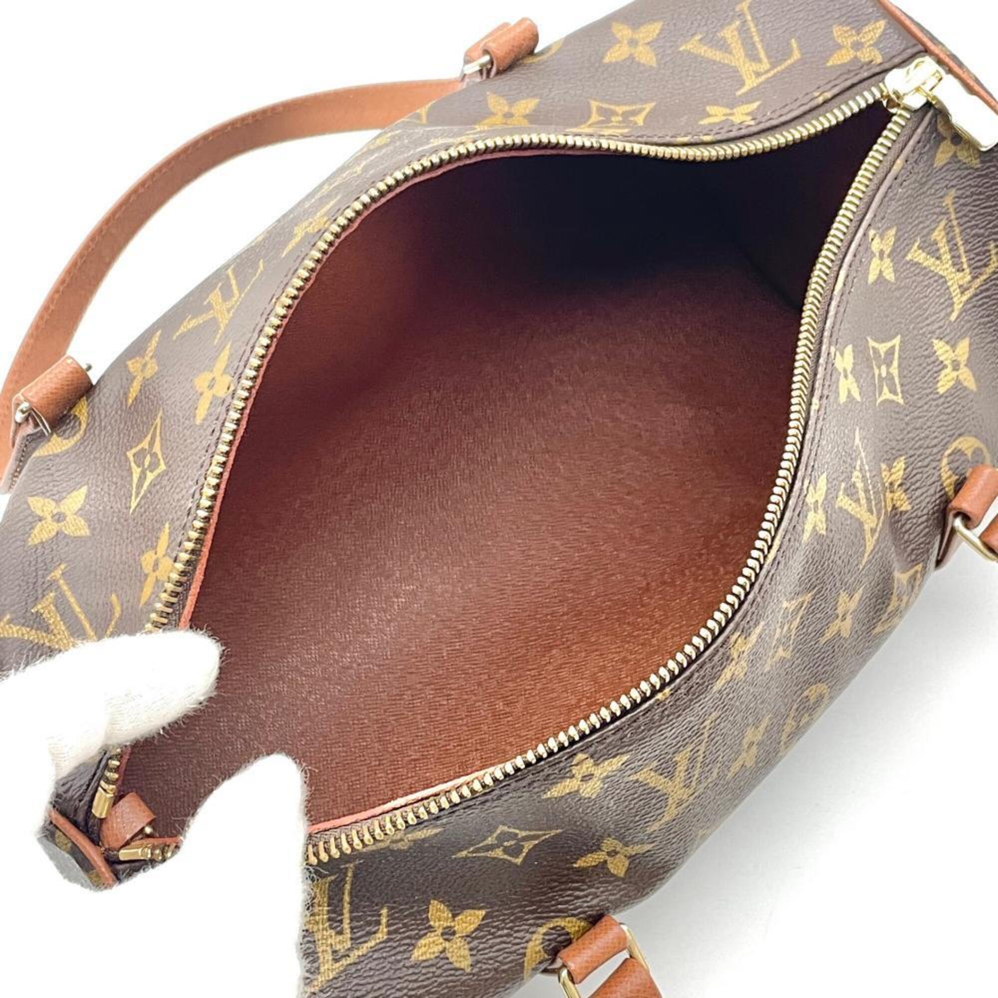 Louis Vuitton Brown Monogram Canvas Handbag Pouch (Pre-Owned)