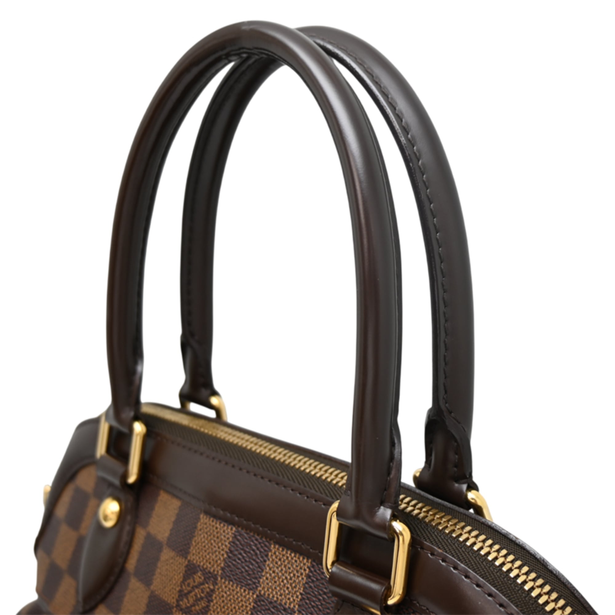 Louis Vuitton Brown Damier Canvas Ebene Handbag (Pre-Owned)