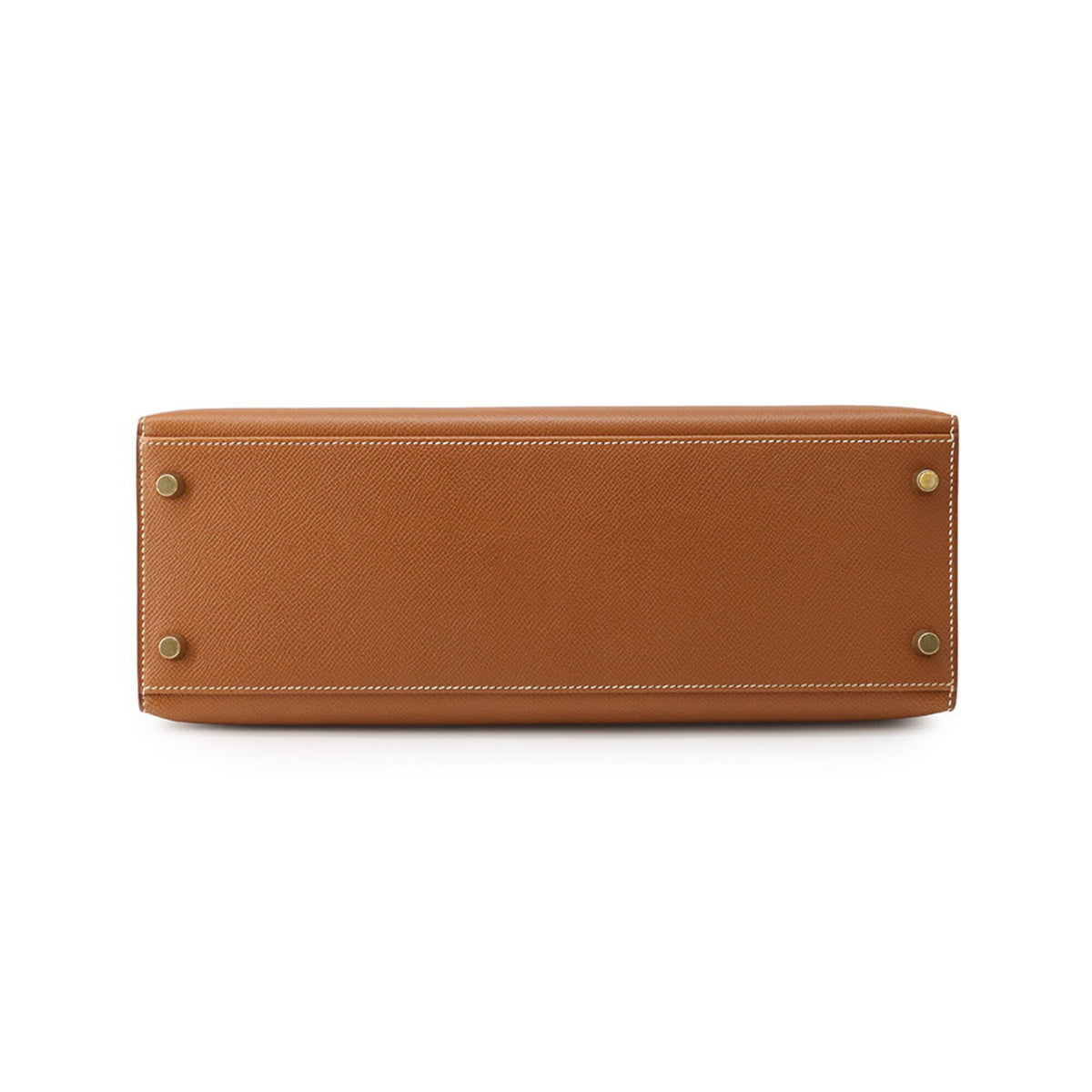 Hermes Gold Courchevel Leather Handbag (Pre-Owned)