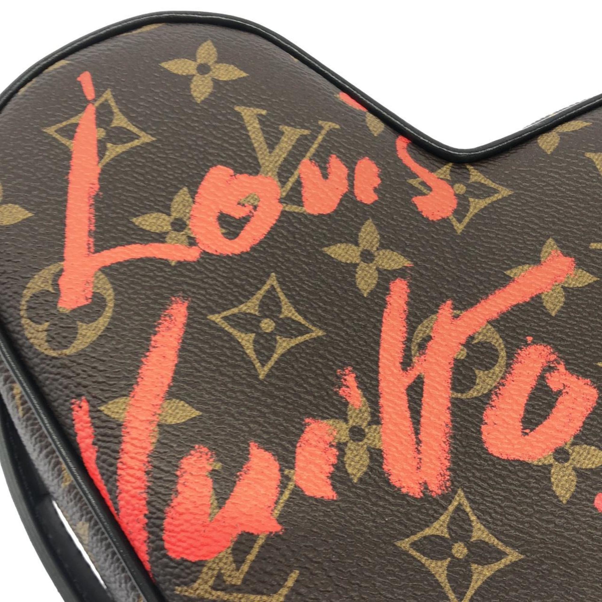 Louis Vuitton Brown Coated Canvas Shoulder Bag (Pre-Owned)