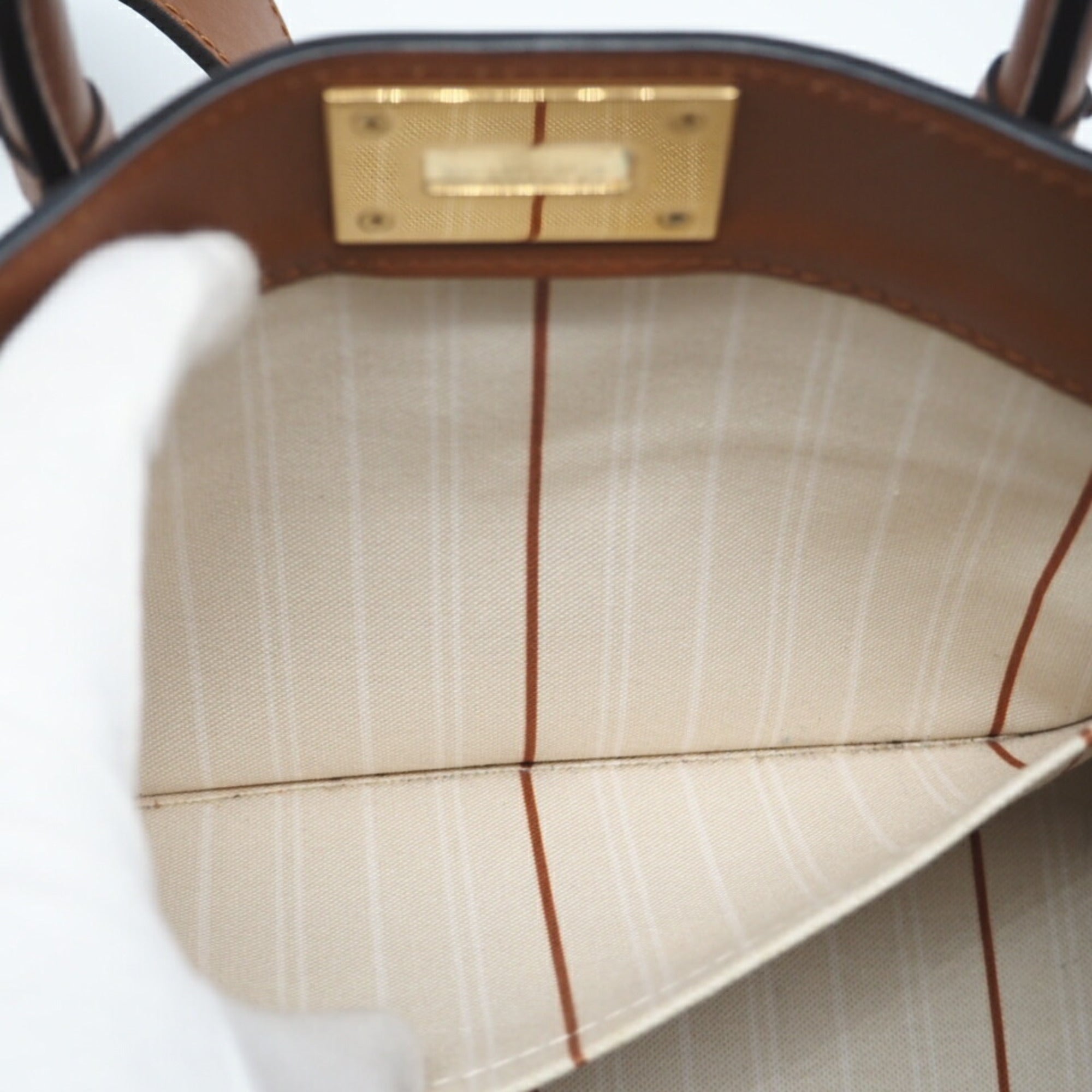 Louis Vuitton Beige Brown Canvas Leather Shoulder Bag (Pre-Owned)
