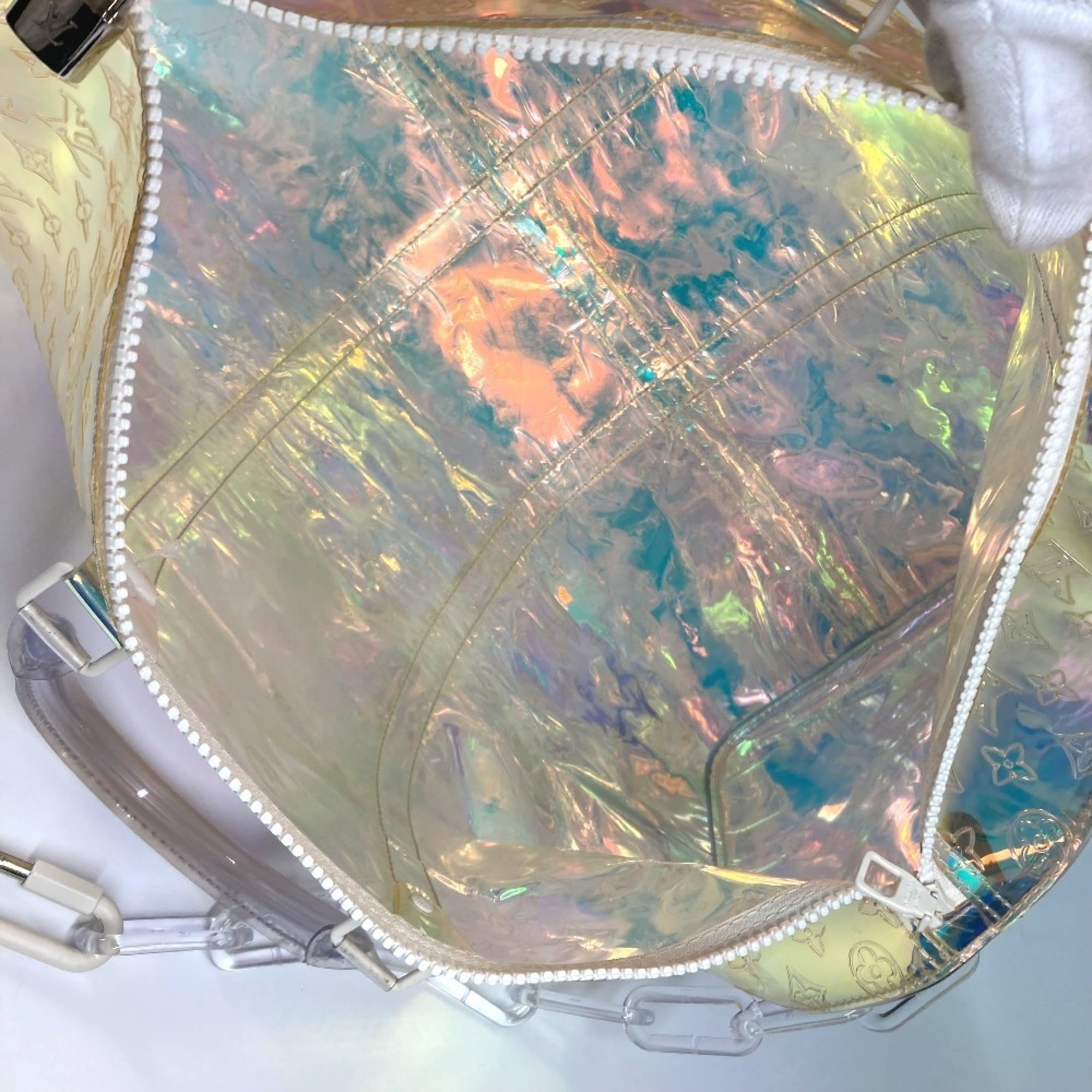 Louis Vuitton Clear Monogram Boston Bag Shoulder Bag (Pre-Owned)