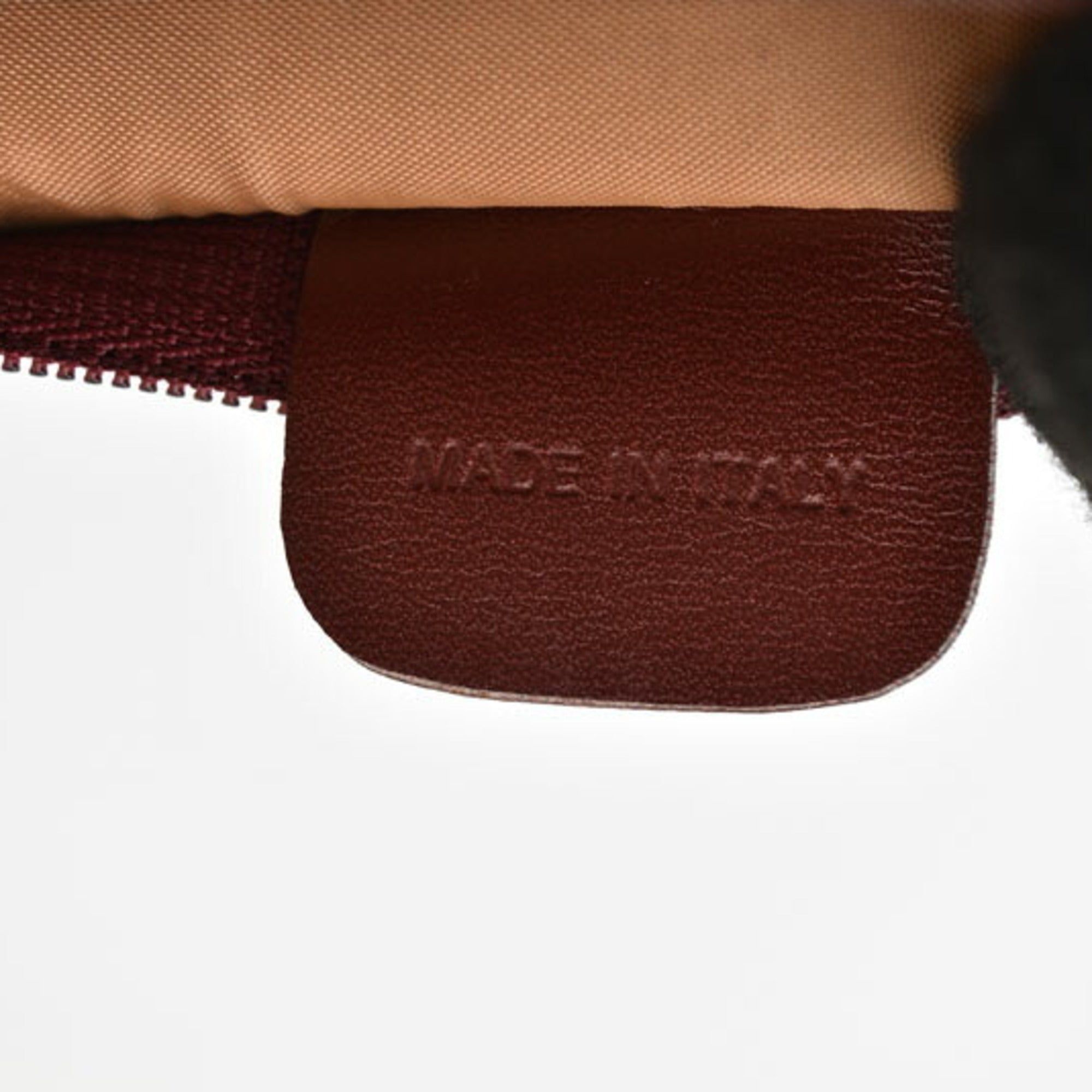 Cartier Bordeaux Leather Pouch (Pre-Owned)
