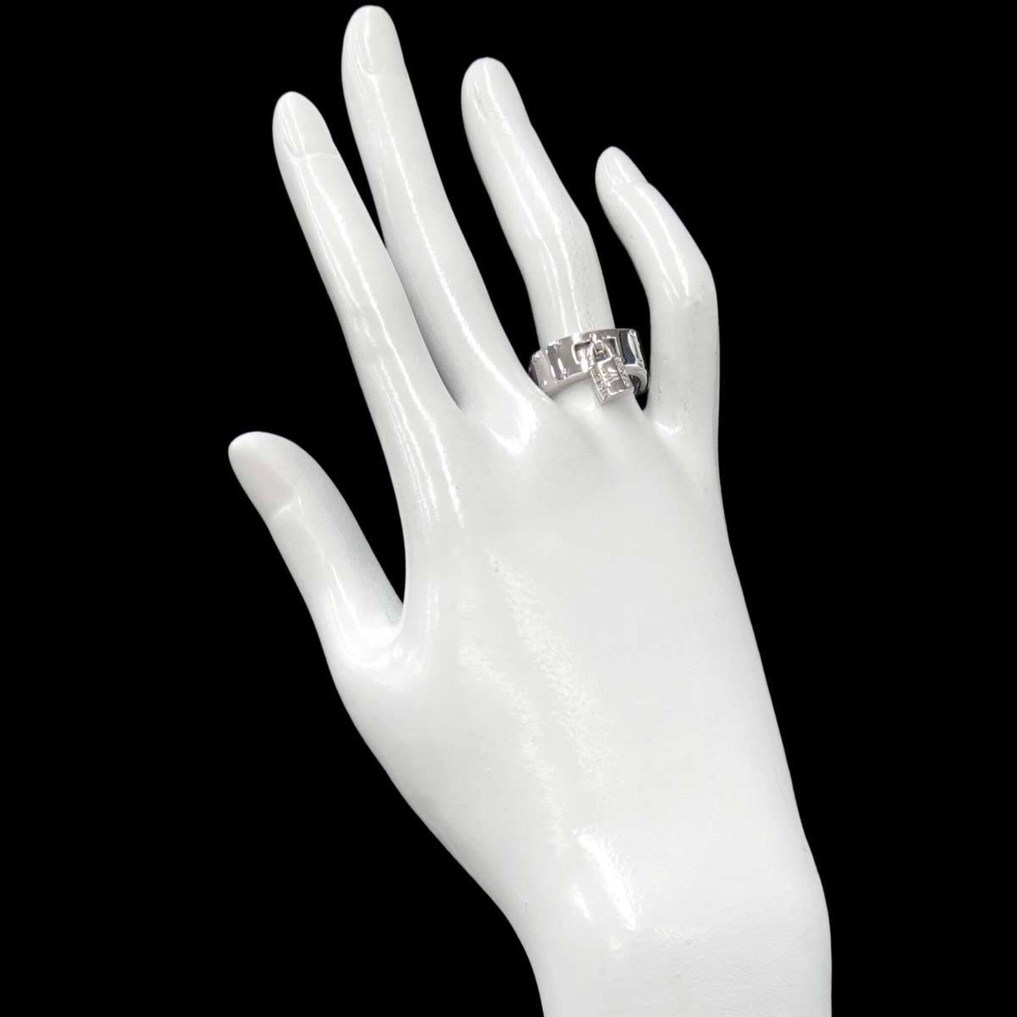 Hermes White Gold (18K) Band Ring (Pre-Owned)