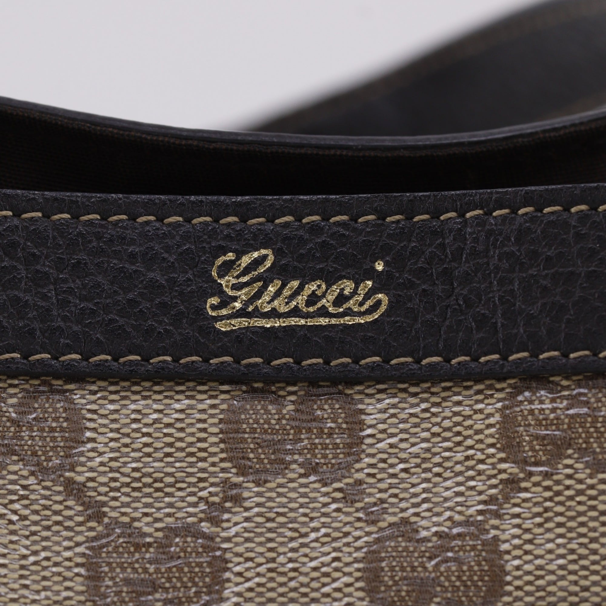 Gucci Brown Gg Crystal Tote Bag (Pre-Owned)
