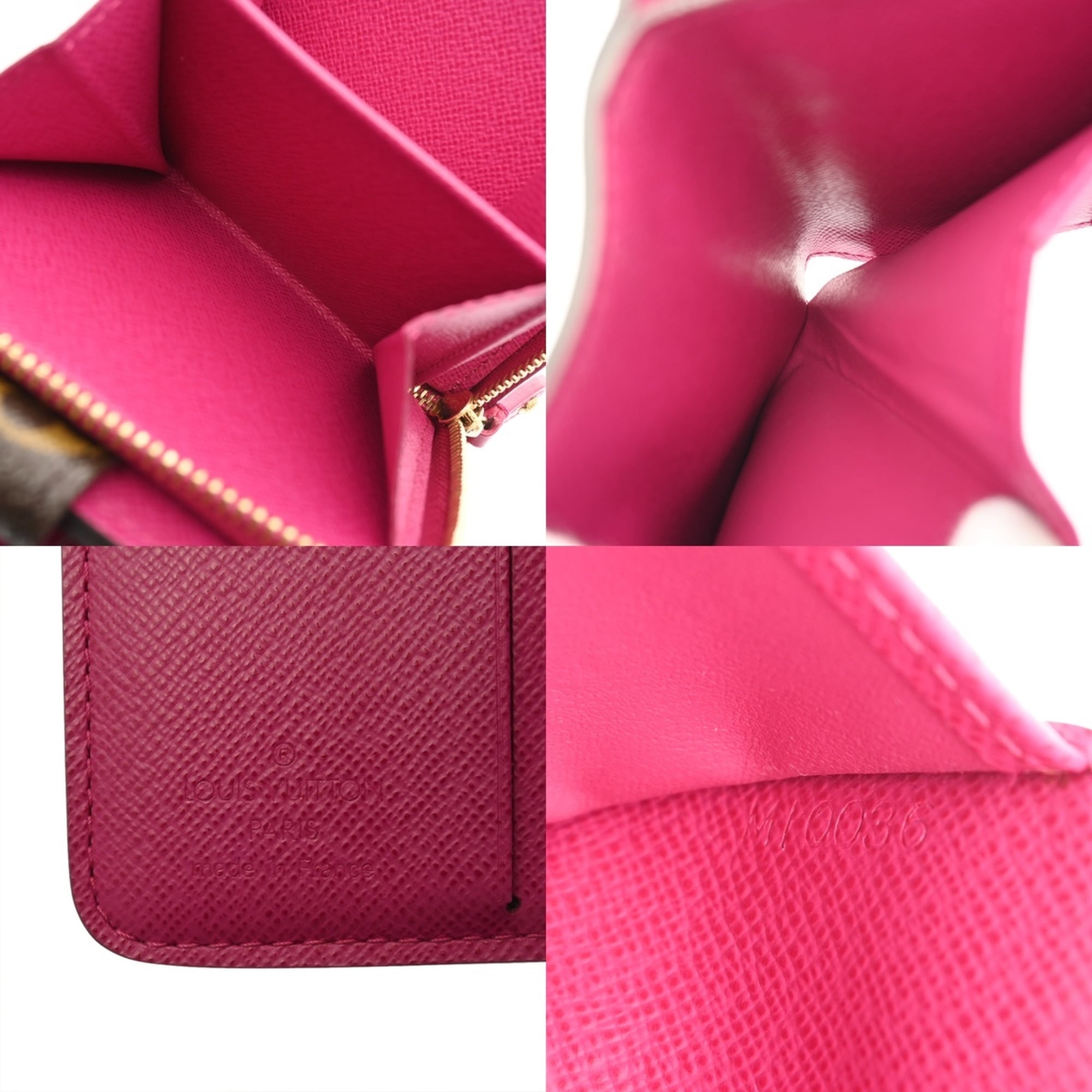 Louis Vuitton Fuchsia Monogram Wallet (Bi-Fold) (Pre-Owned)