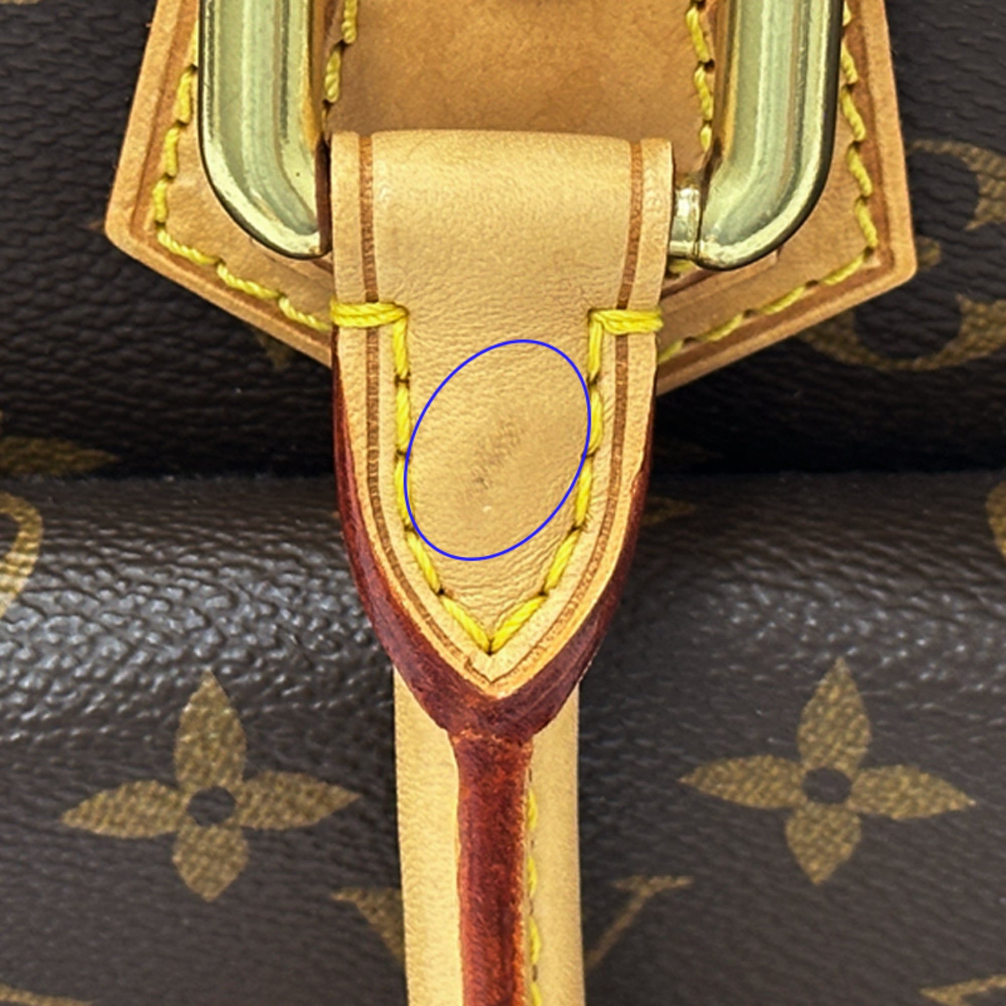 Louis Vuitton Brown Monogram Canvas Handbag (Pre-Owned)