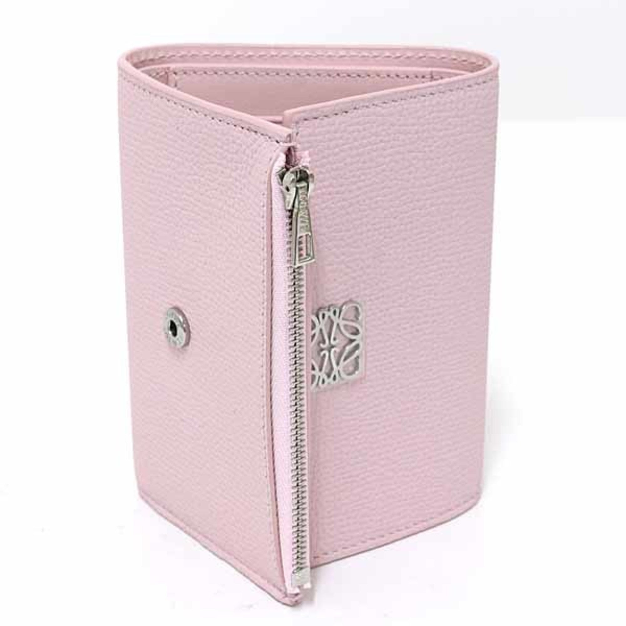 Loewe Pink Leather Wallet (Tri-Fold) (Pre-Owned)