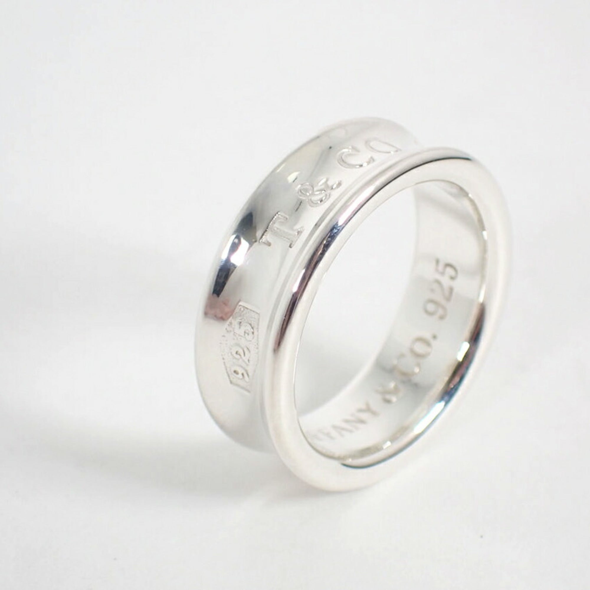 Tiffany Sterling Silver 925 Band Ring (Pre-Owned)