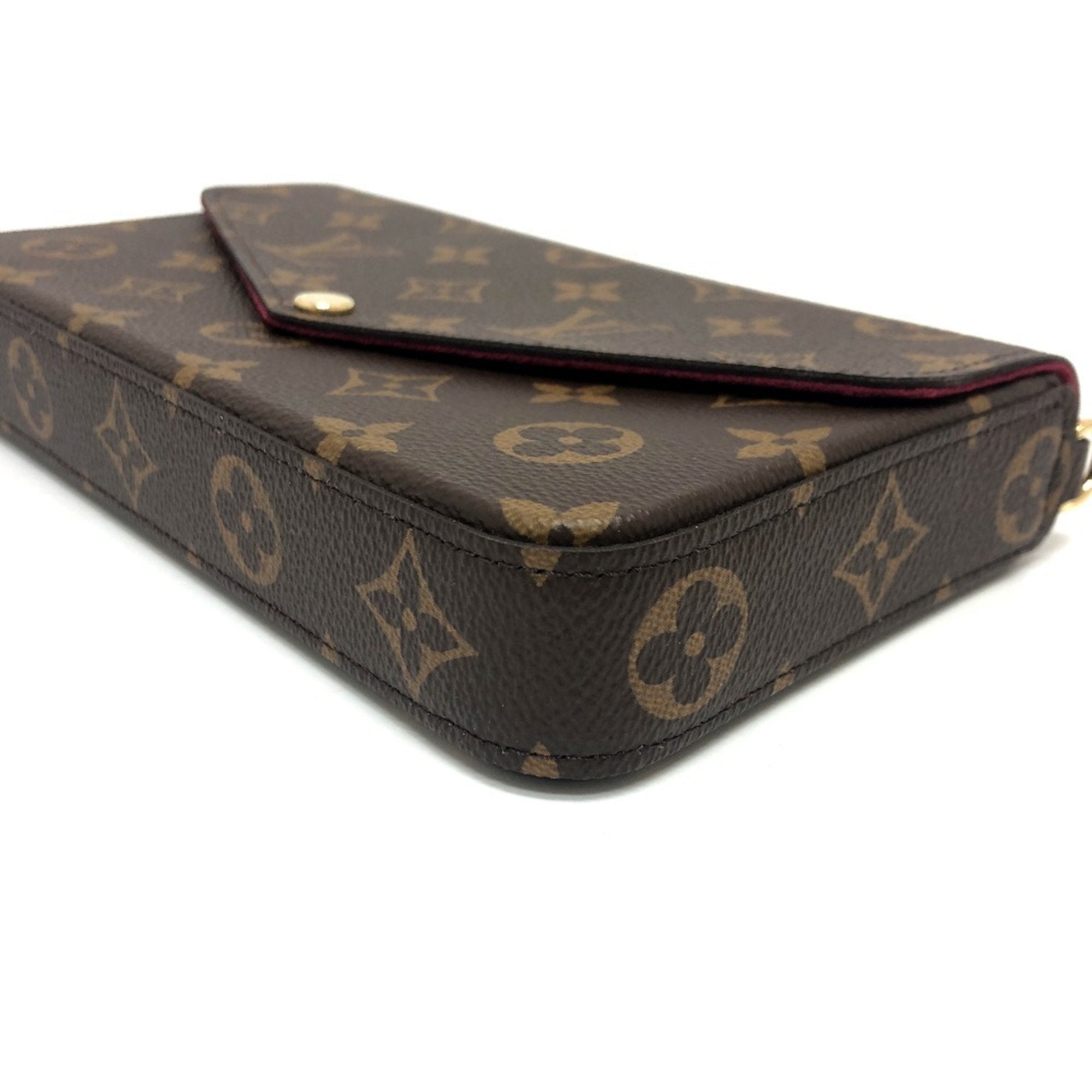 Louis Vuitton Brown Monogram Pochette Pouch Shoulder Bag (Pre-Owned)