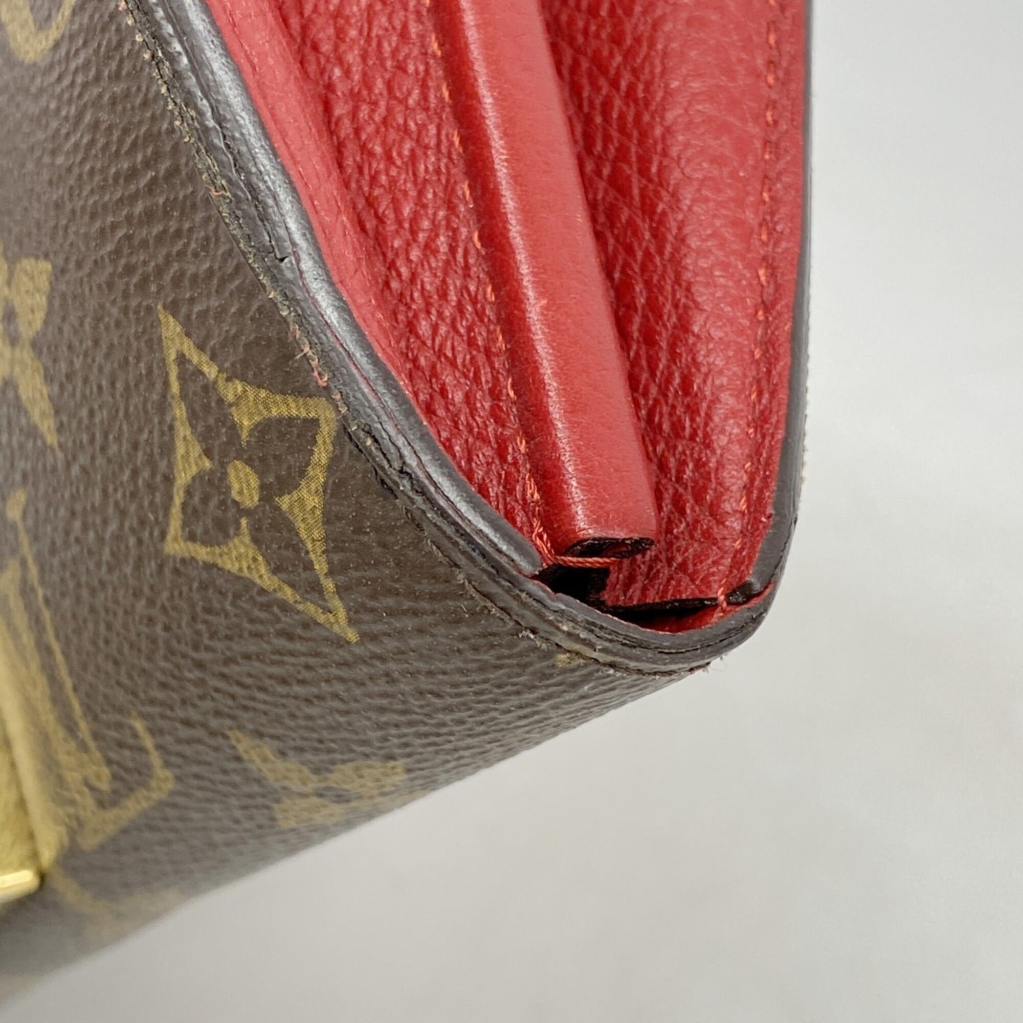 Louis Vuitton Brown Cerise Long Wallet (Bi-Fold) (Pre-Owned)