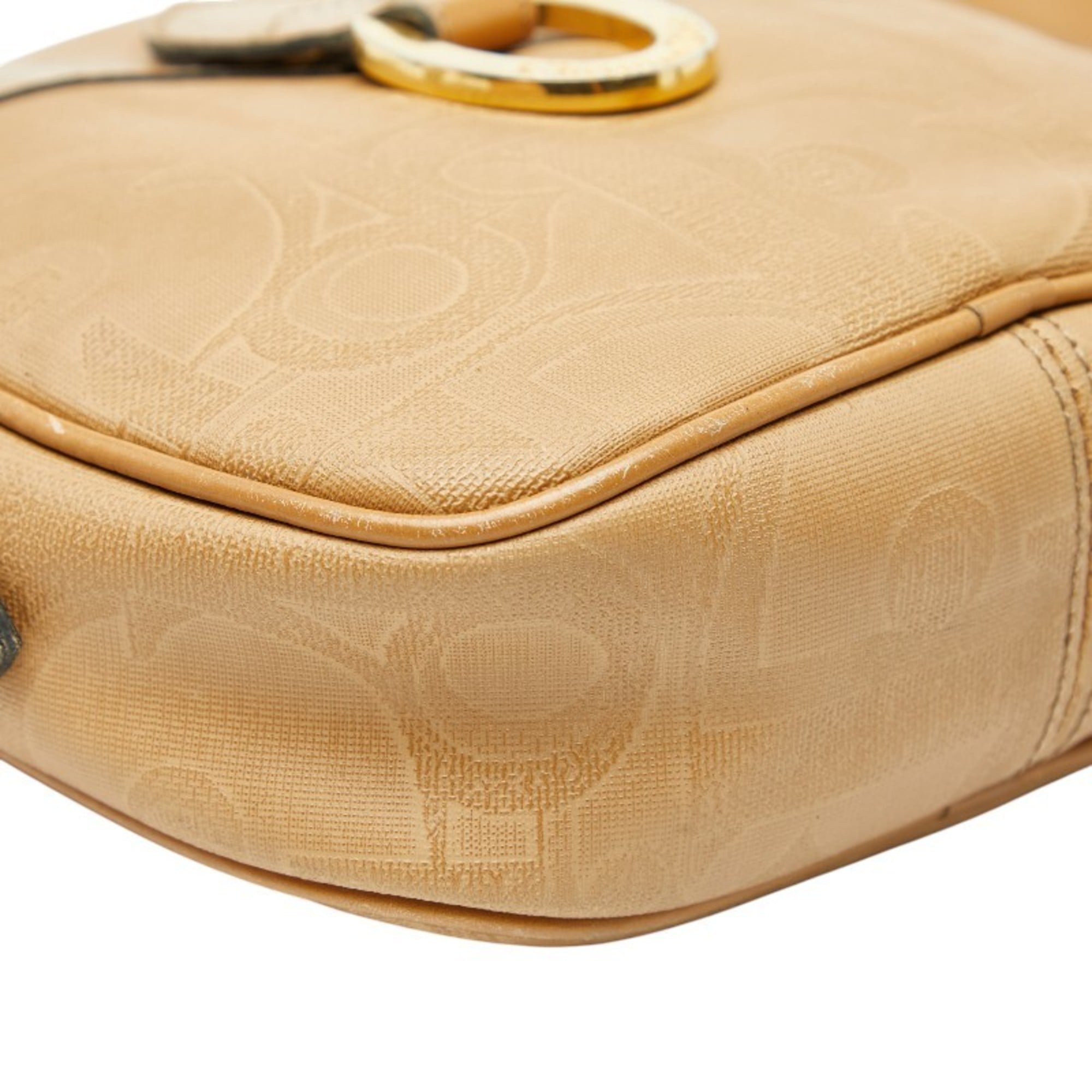 Christian Dior Brown Pvc Leather Shoulder Bag (Pre-Owned)