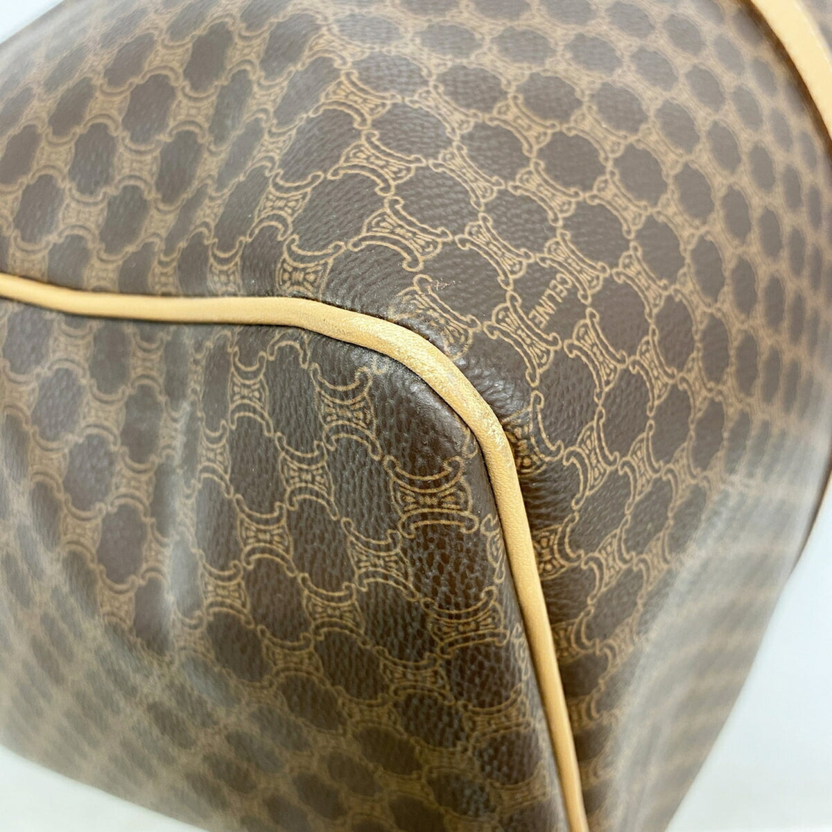 Celine Brown Pvc Boston Bag (Pre-Owned)