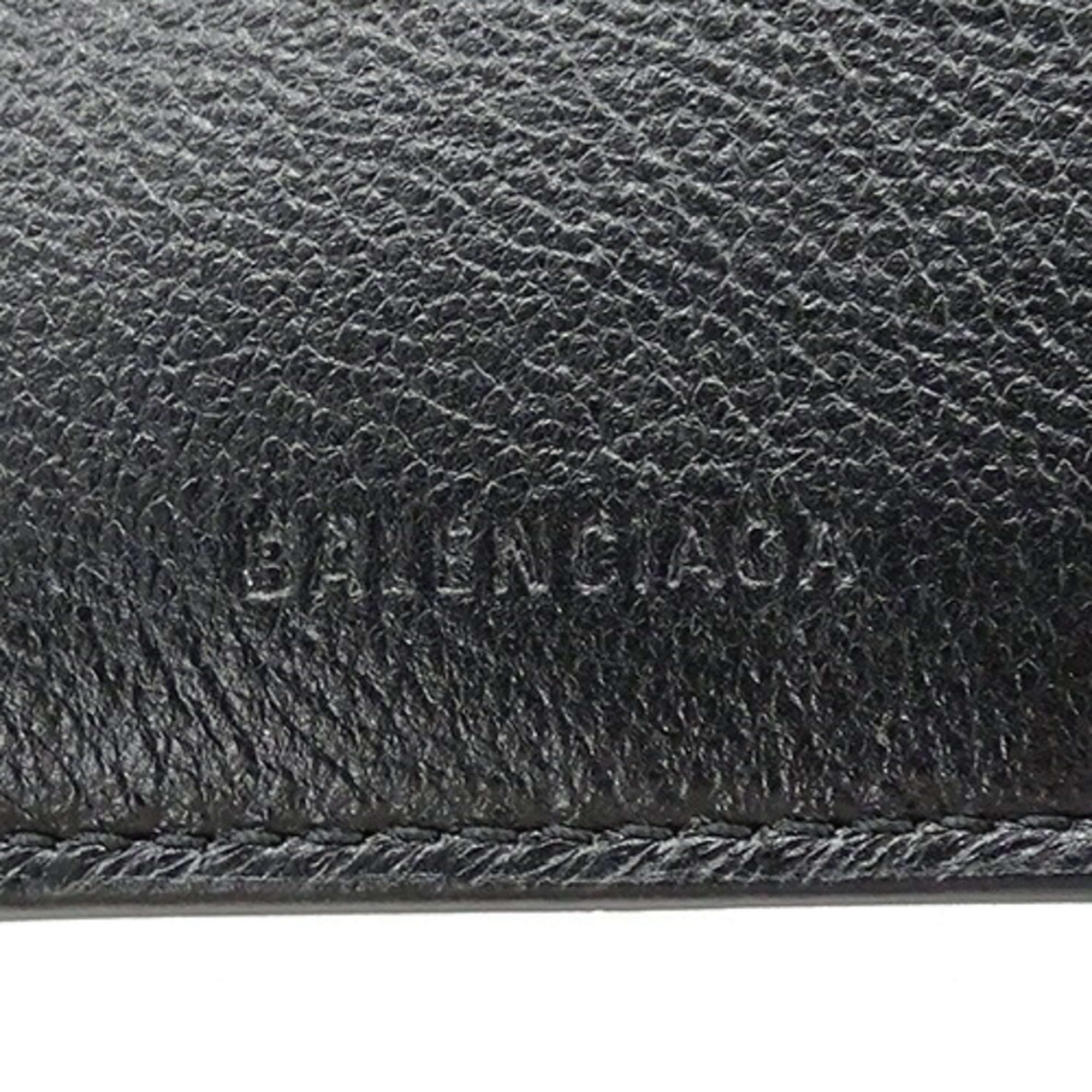Balenciaga Black Leather Wallet (Bi-Fold) (Pre-Owned)