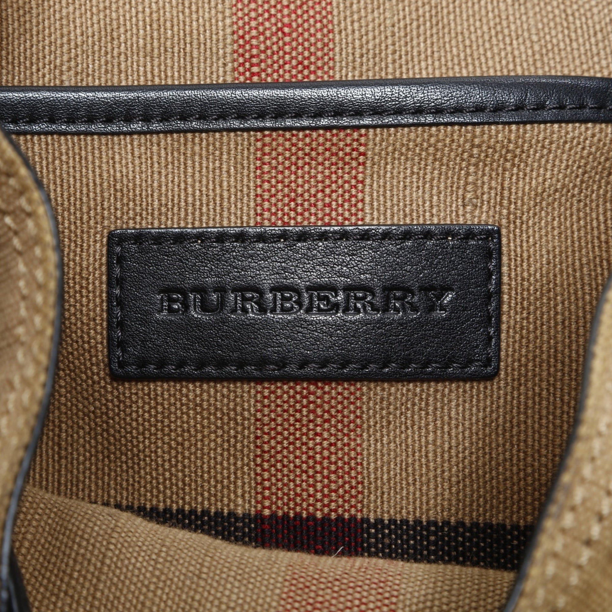 Burberry Beige Canvas Backpack (Pre-Owned)