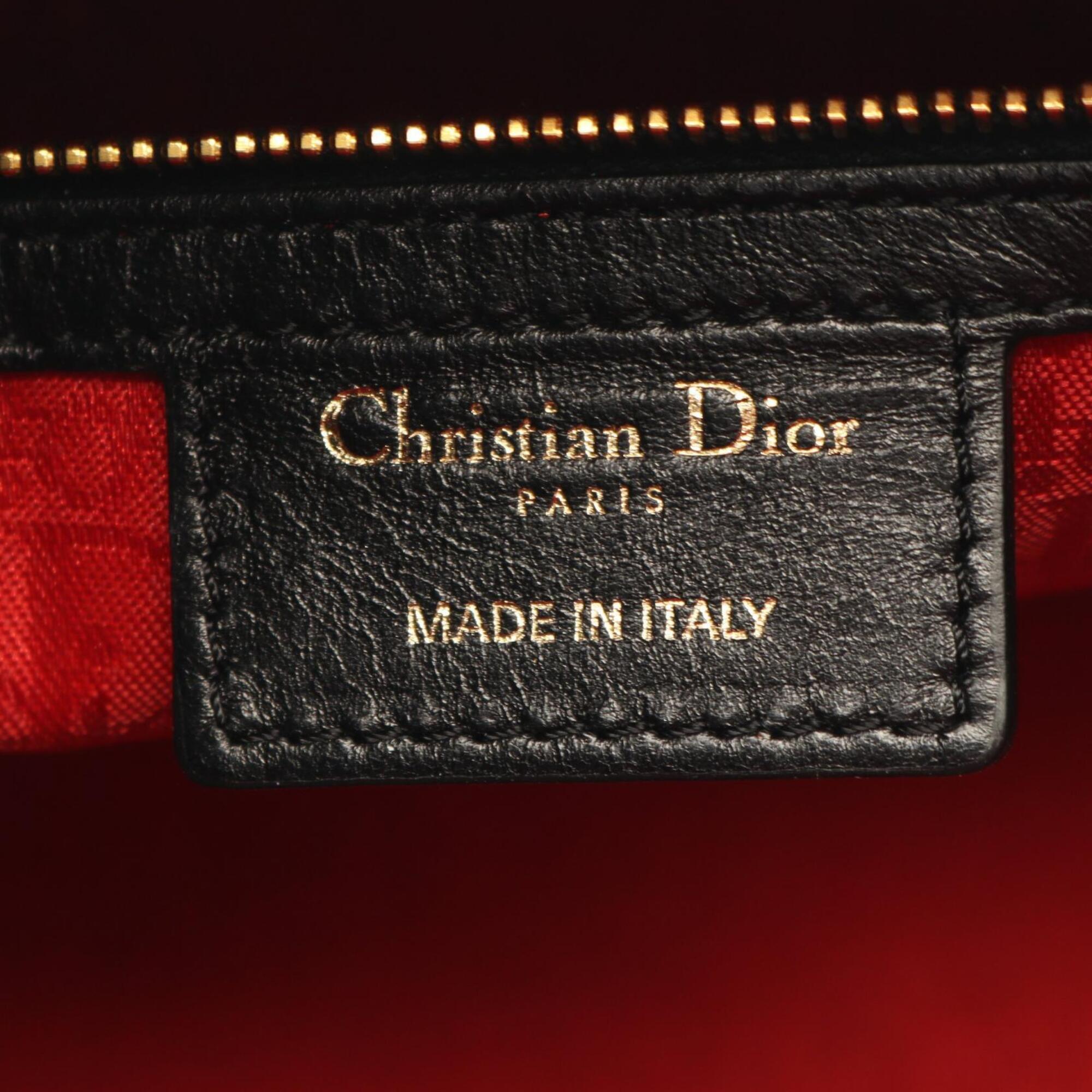 Christian Dior Black Leather Handbag (Pre-Owned)