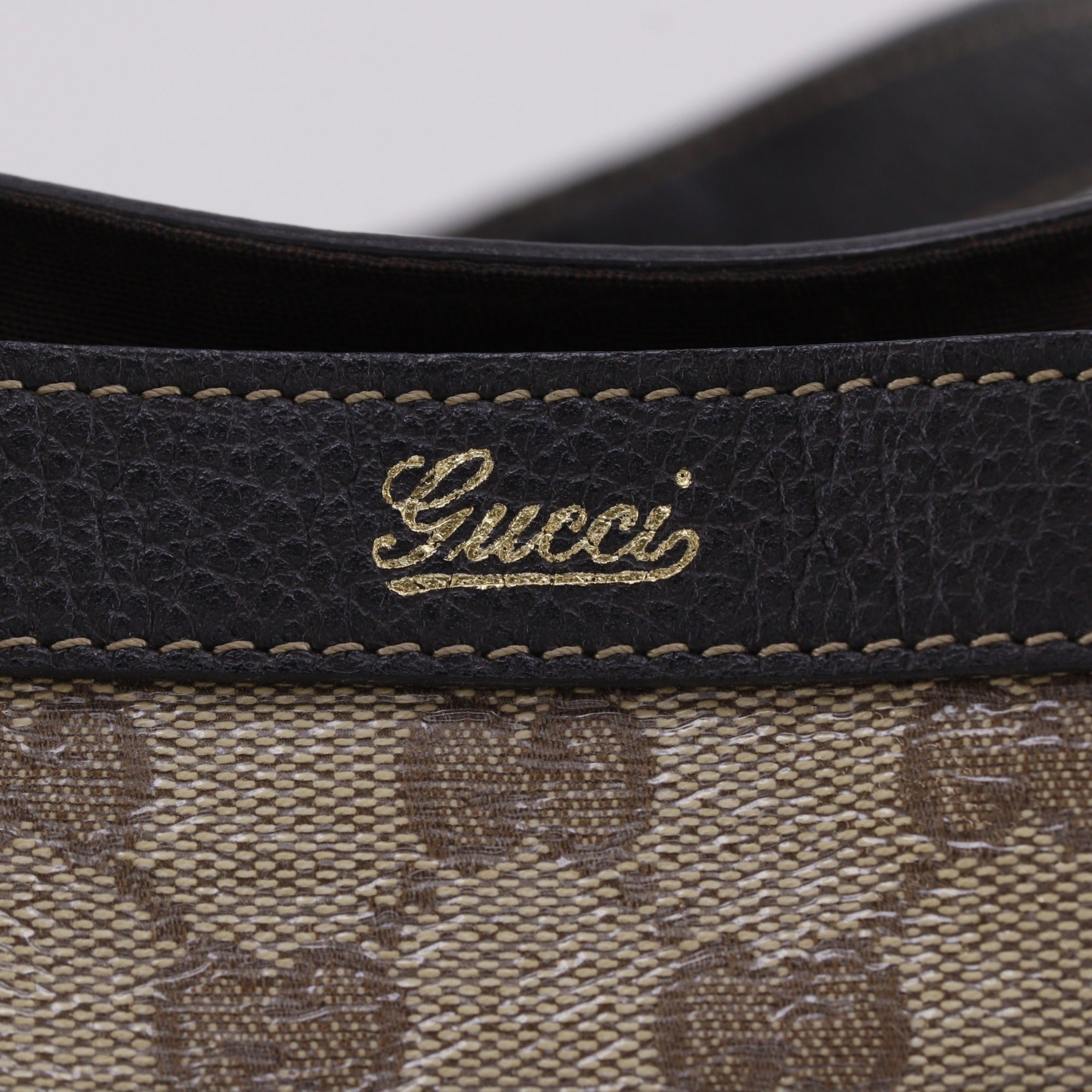 Gucci Brown Gg Crystal Tote Bag (Pre-Owned)