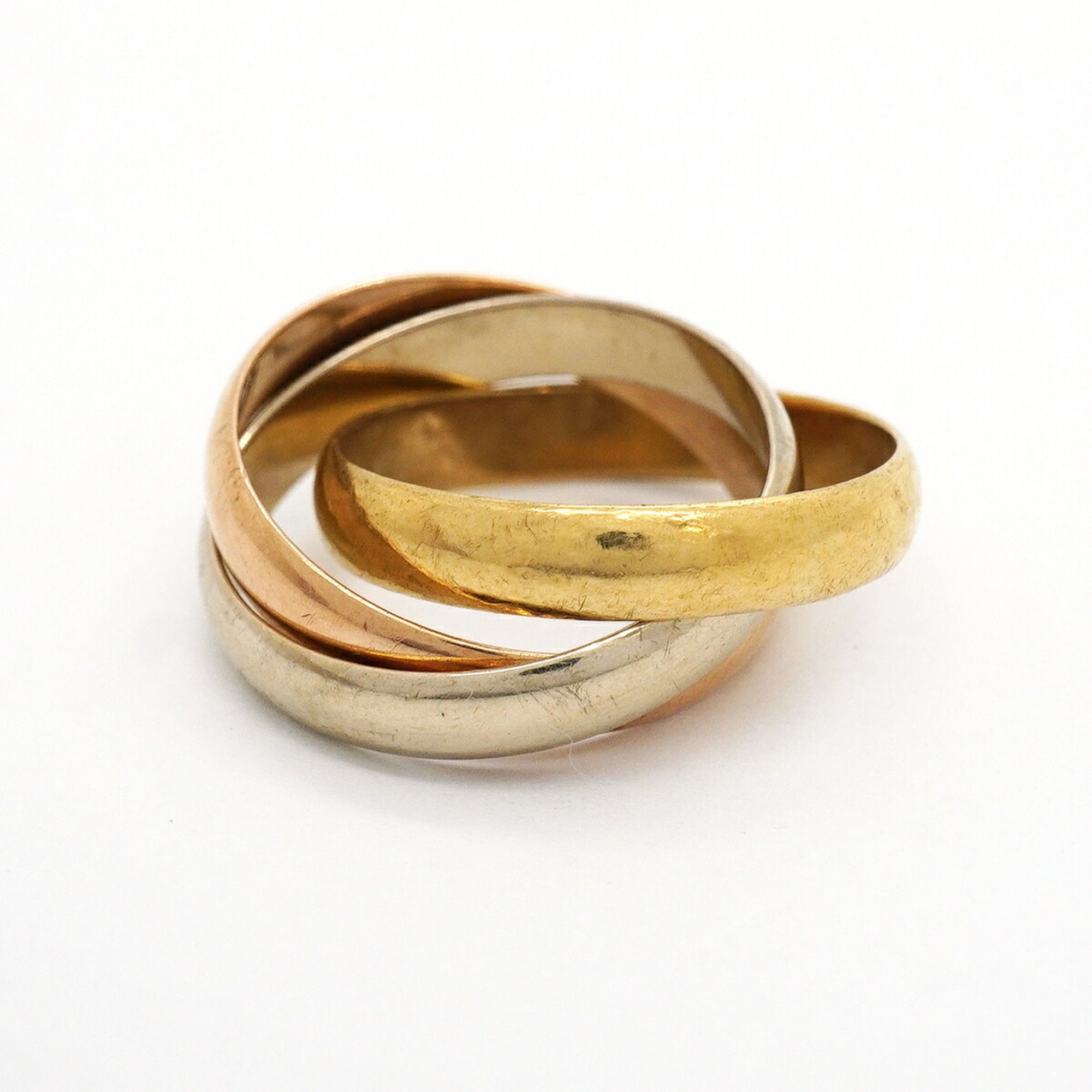 Cartier Yellow Gold (18K) Pink Gold (18K) White Gold (18K) Band Ring (Pre-Owned)