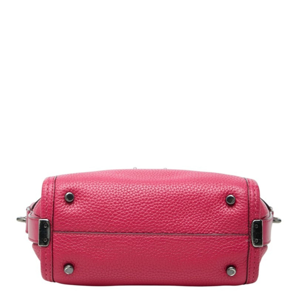Coach Pink Leather Handbag Shoulder Bag (Pre-Owned)