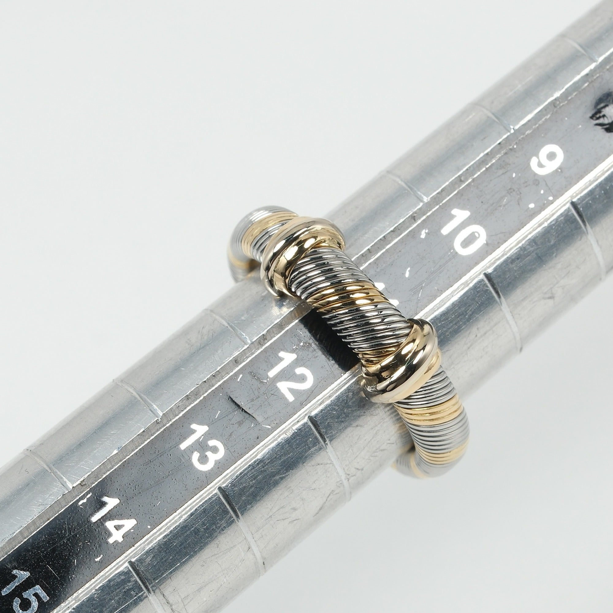 Cartier Yellow Gold (18K) Stainless Steel Band Ring (Pre-Owned)