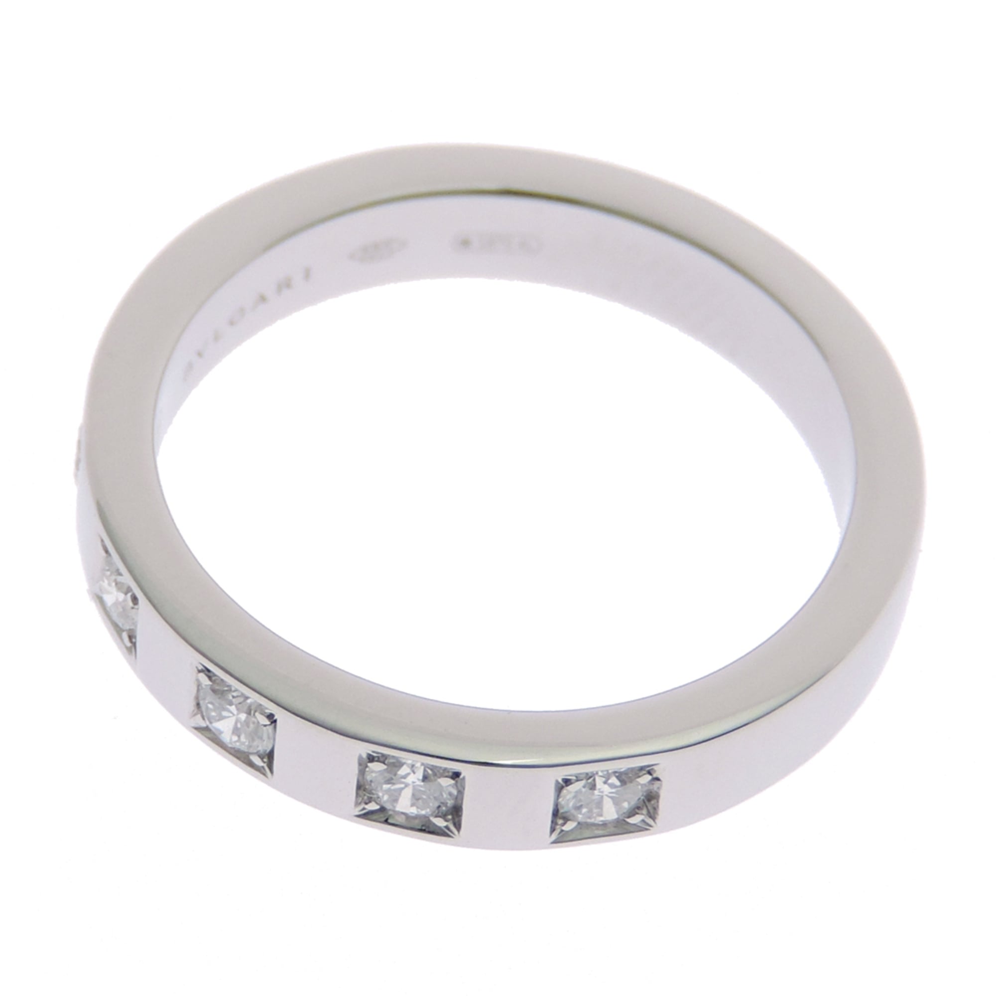 Bvlgari Platinum 950 Band Ring (Pre-Owned)