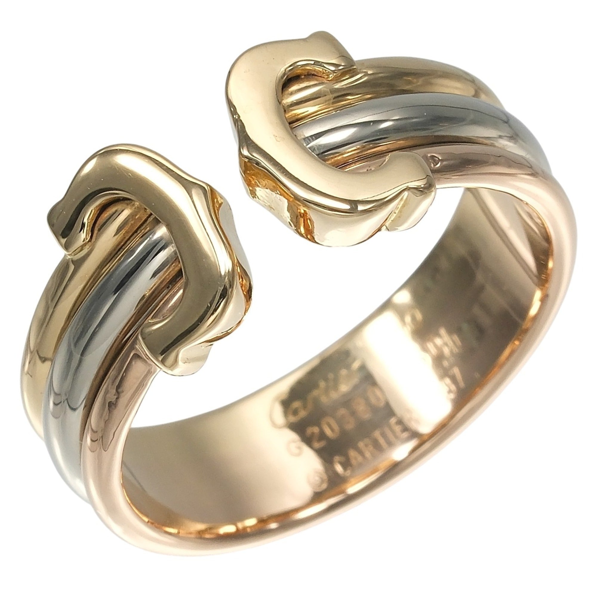 Cartier Yellow Gold (18K) Pink Gold (18K) White Gold (18K) Band Ring (Pre-Owned)