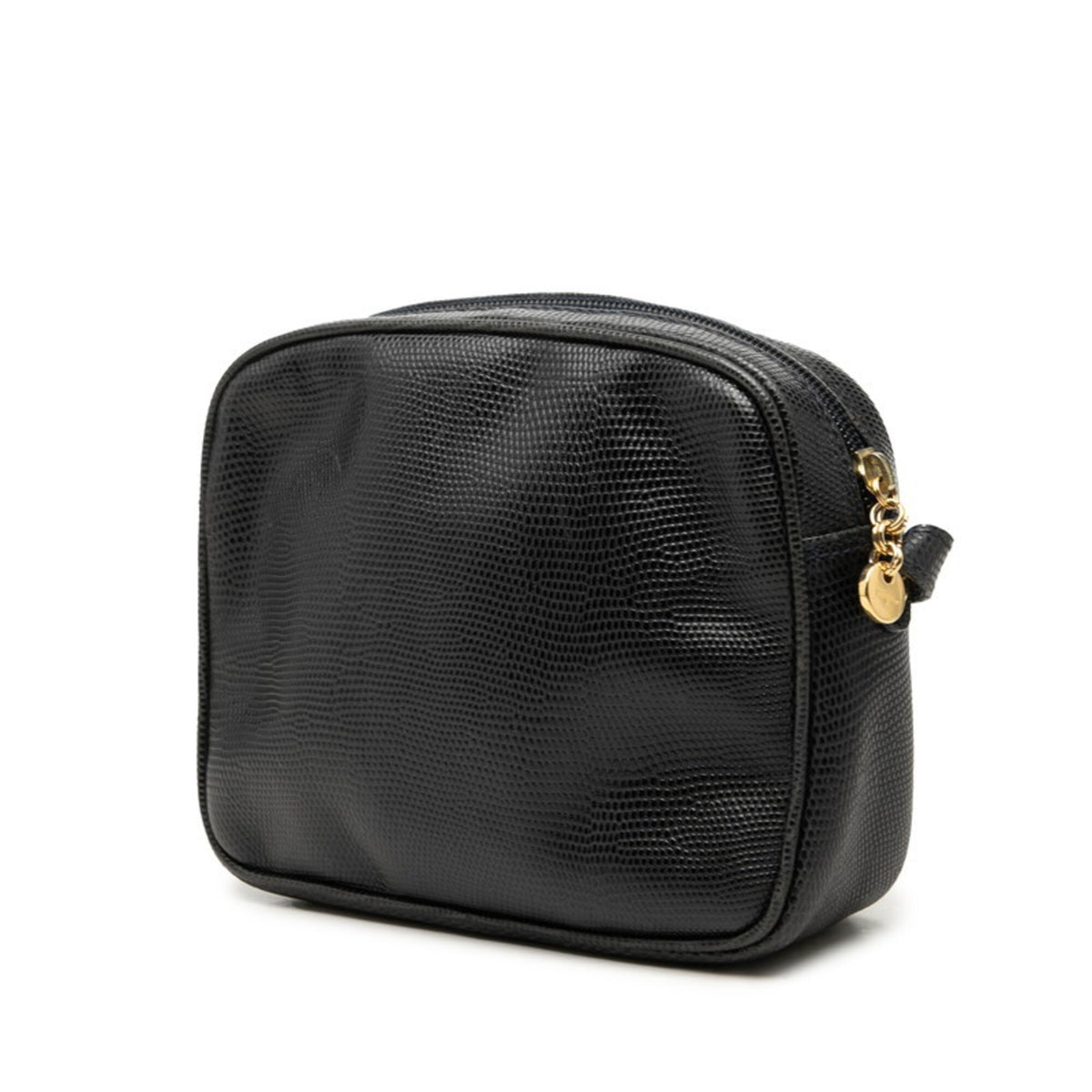 Salvatore Ferragamo Black Leather Shoulder Bag (Pre-Owned)