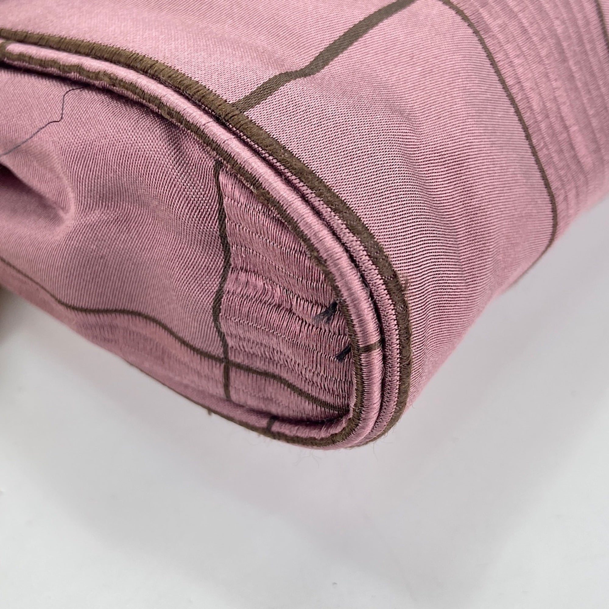 Prada Purple Nylon Shoulder Bag (Pre-Owned)