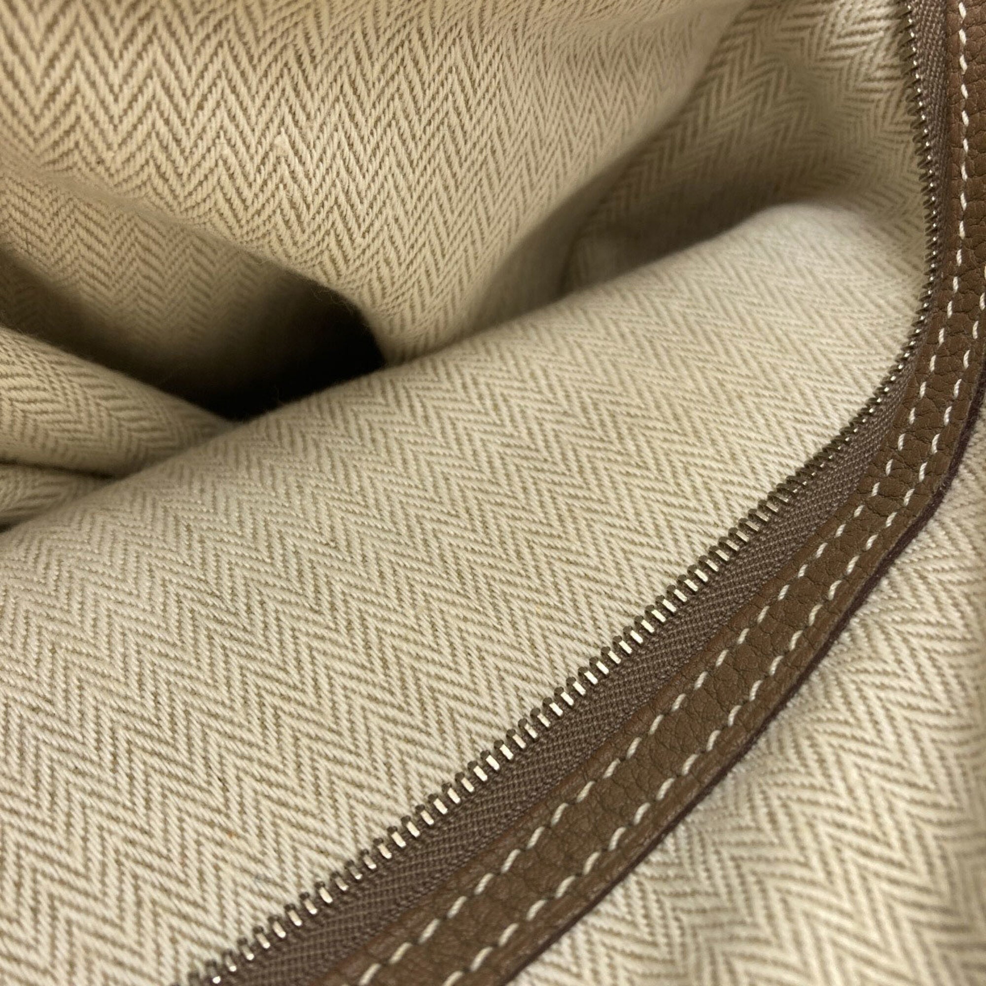 Hermes Garden Etoupe Gray Negonda Leather Tote Bag (Pre-Owned)