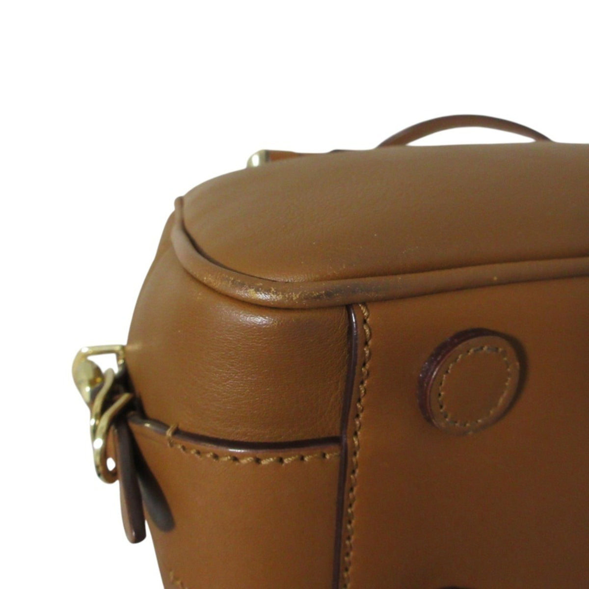 Jimmy Choo Brown Leather Handbag Shoulder Bag (Pre-Owned)