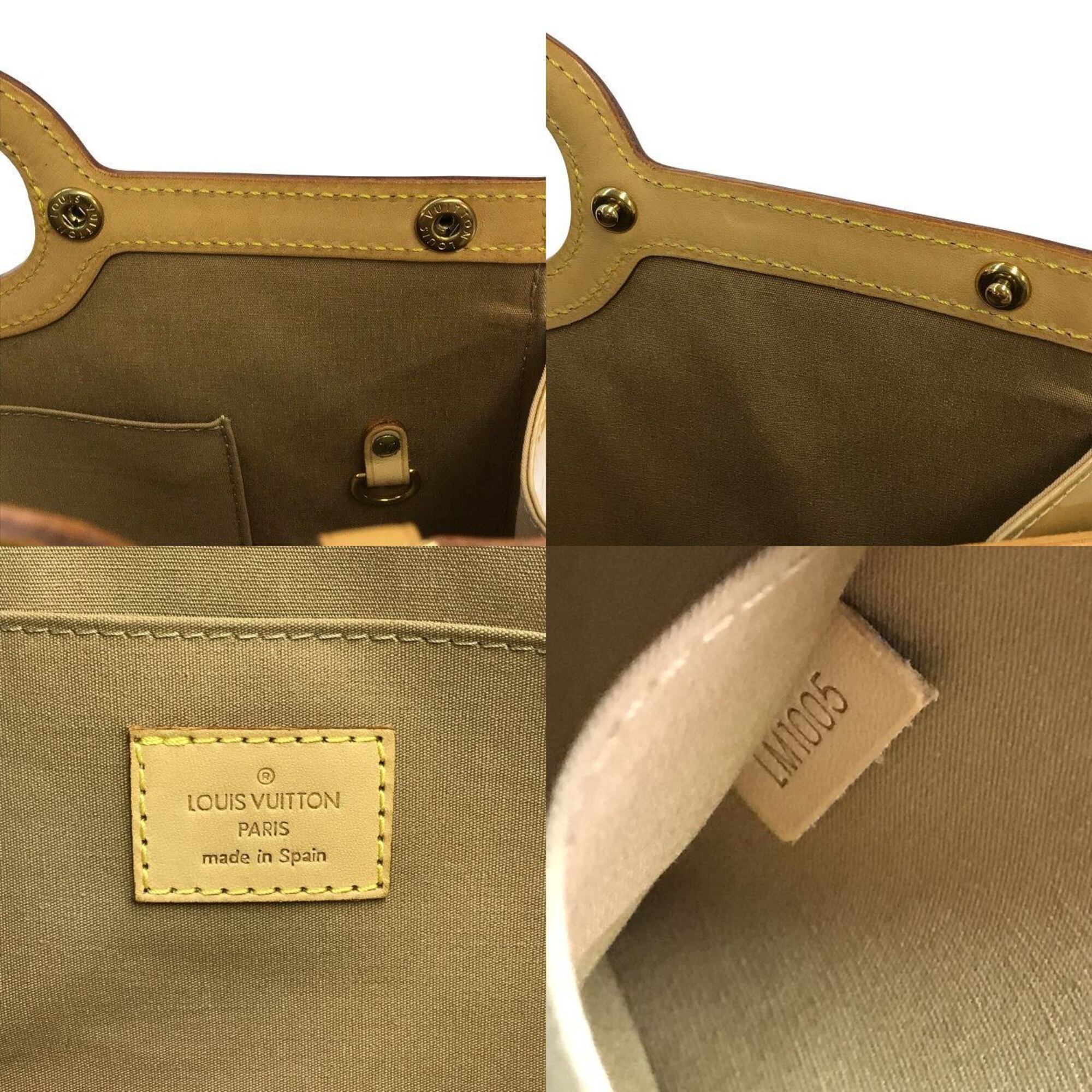 Louis Vuitton Vernis Beige Vernis Handbag (Pre-Owned)