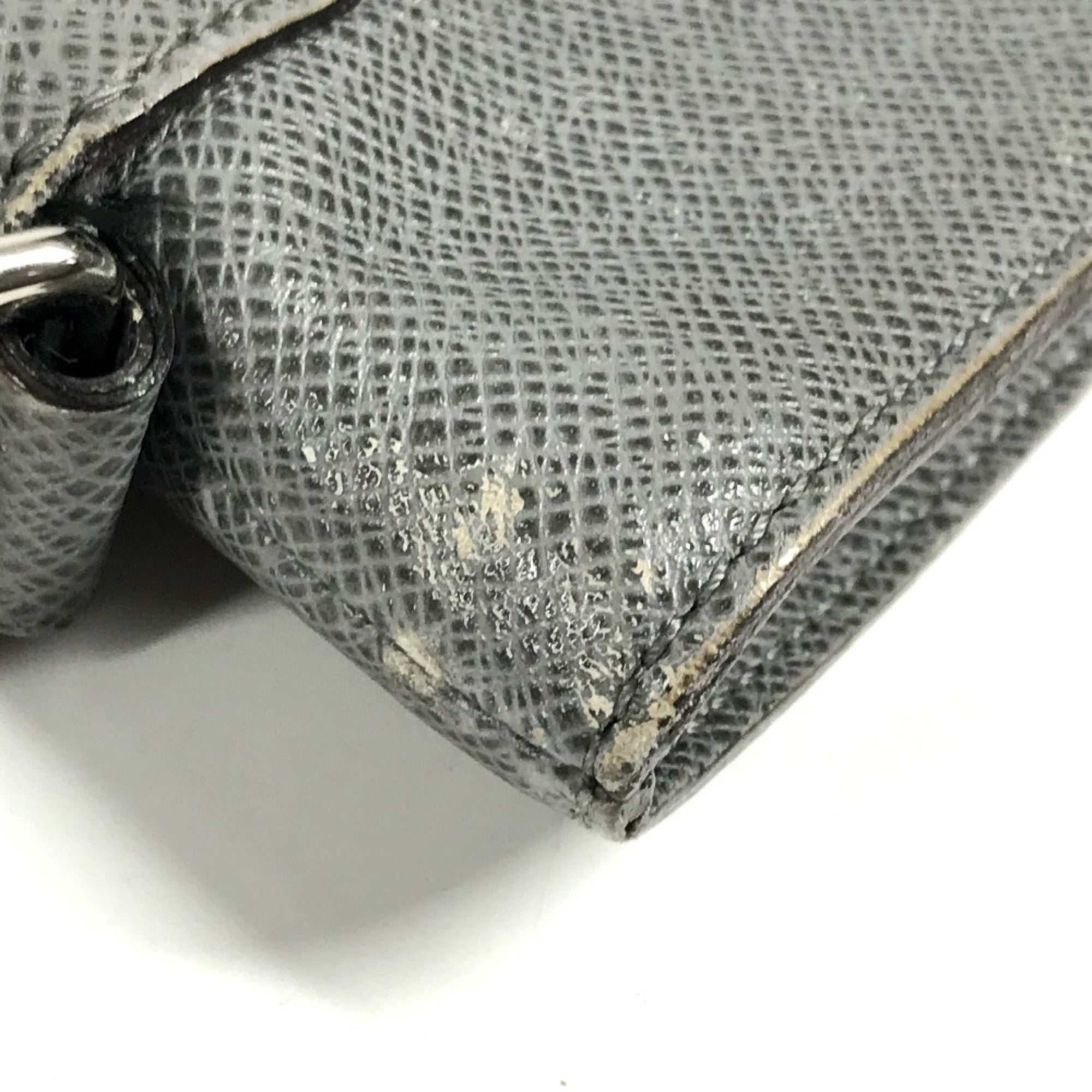 Louis Vuitton Glacier Gray Taiga Leather Leather Pochette Shoulder Bag (Pre-Owned)